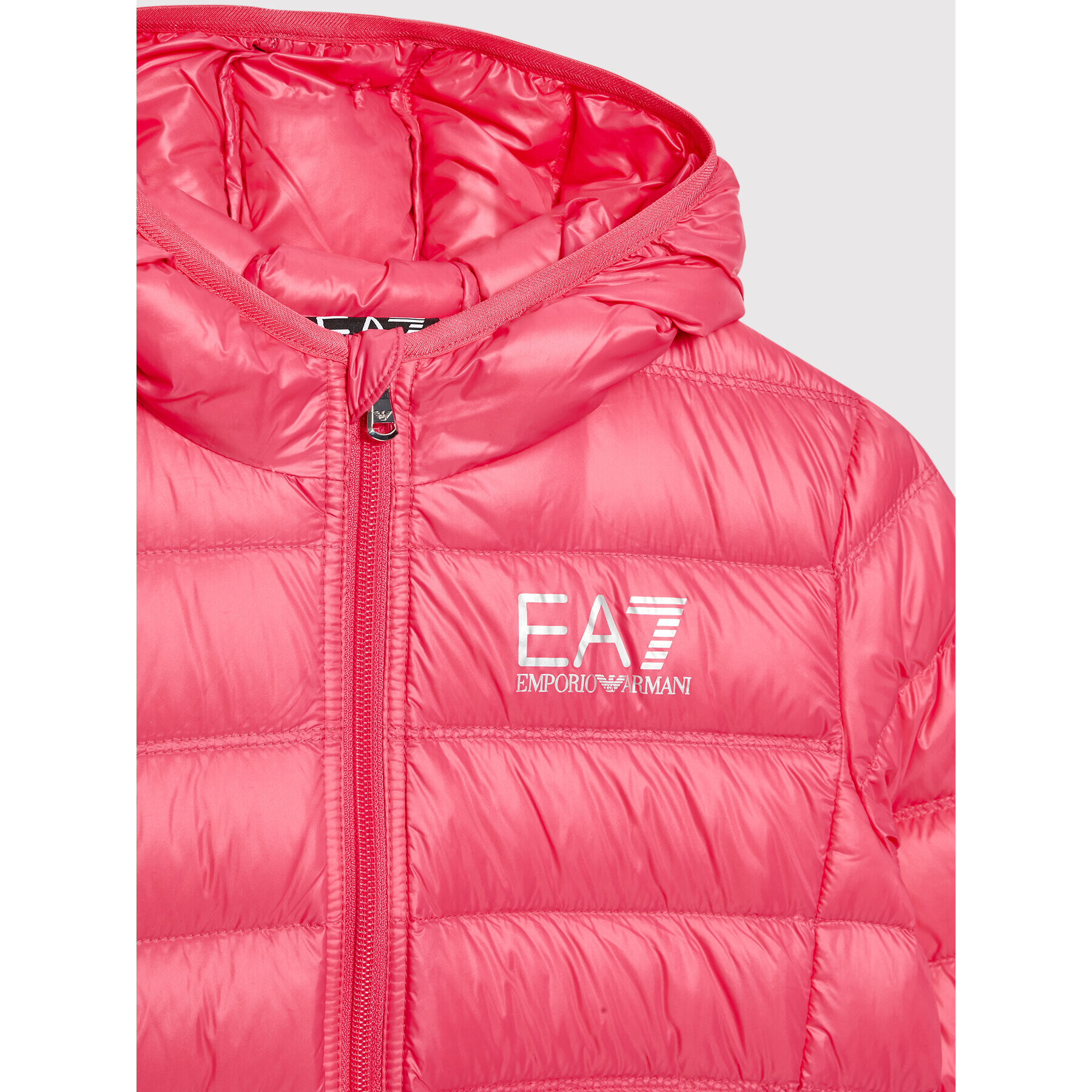 EA7 Emporio Armani Пухено яке 8NBB34 BN29Z 1410 Розов Regular Fit - Pepit.bg