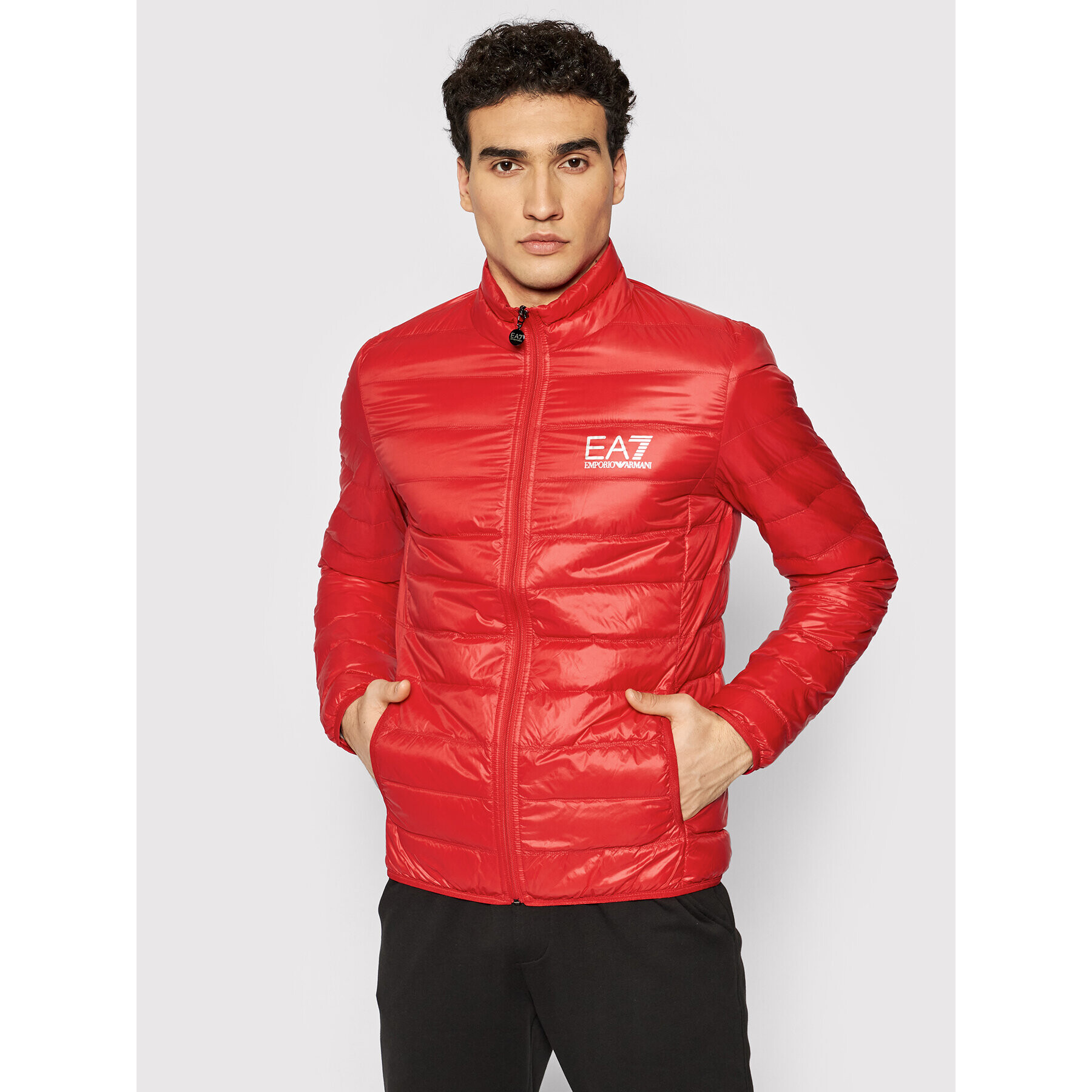 EA7 Emporio Armani Пухено яке 8NPB01 PN29Z 1451 Червен Regular Fit - Pepit.bg