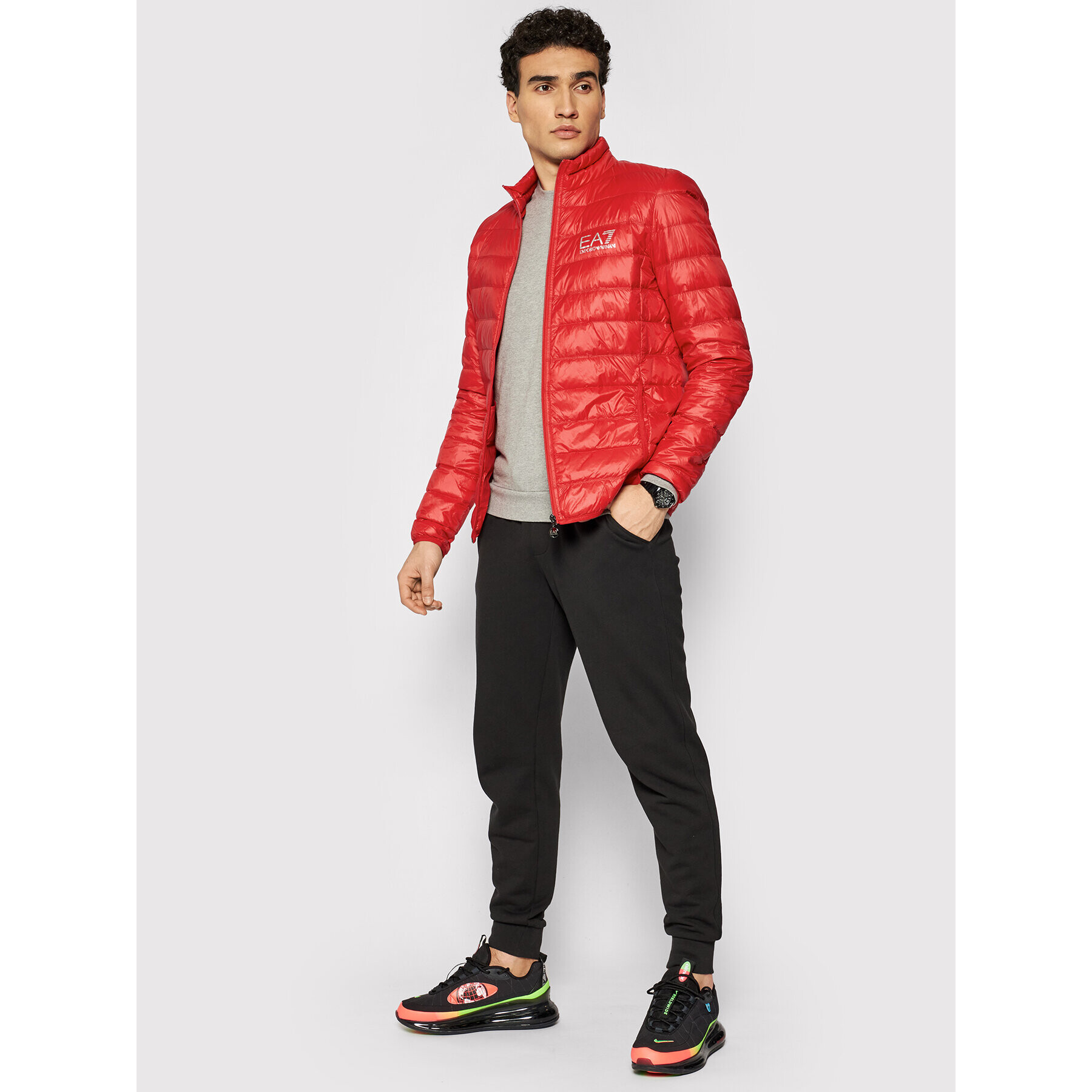 EA7 Emporio Armani Пухено яке 8NPB01 PN29Z 1451 Червен Regular Fit - Pepit.bg