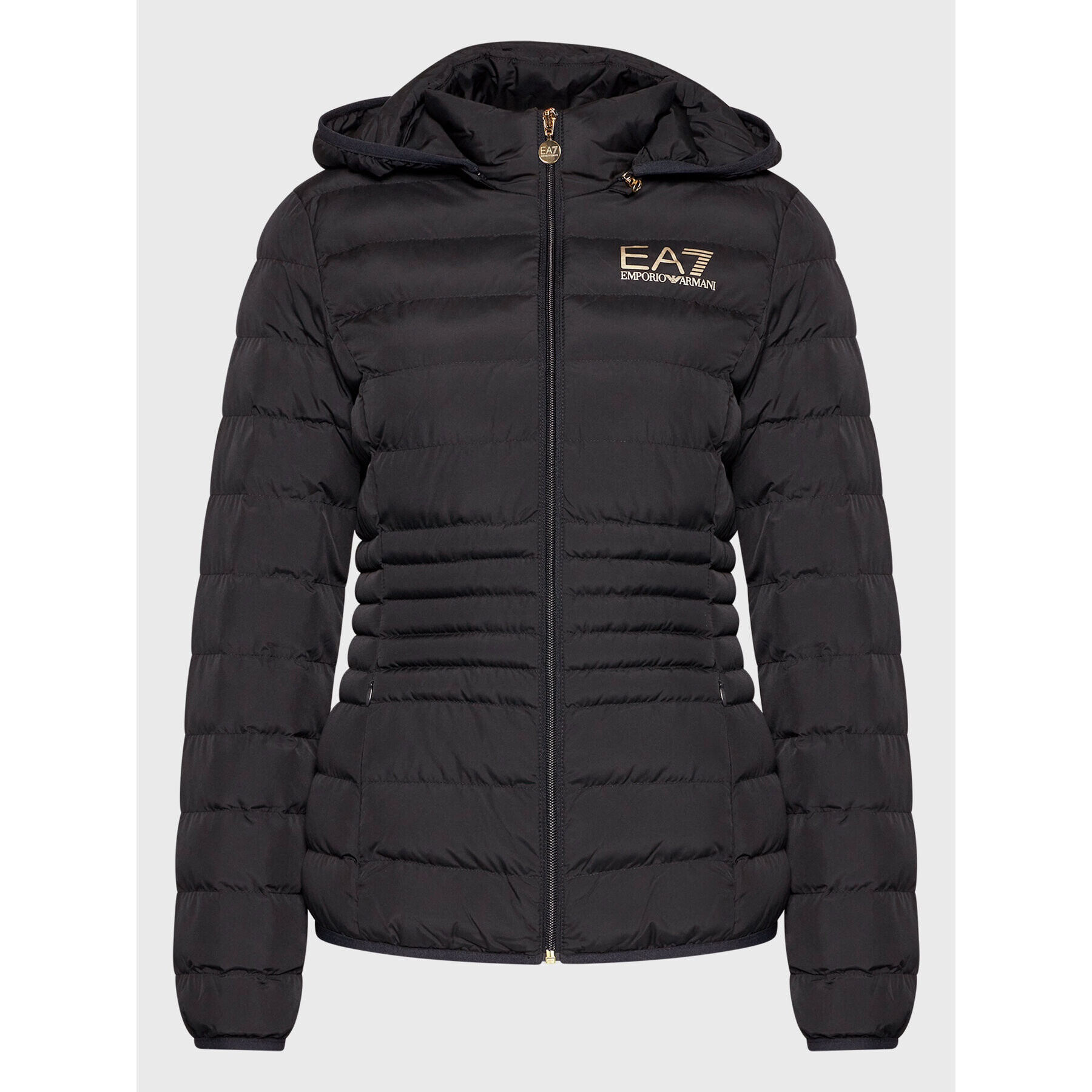 EA7 Emporio Armani Пухено яке 8NTB23 TNF8Z 0200 Черен Regular Fit - Pepit.bg