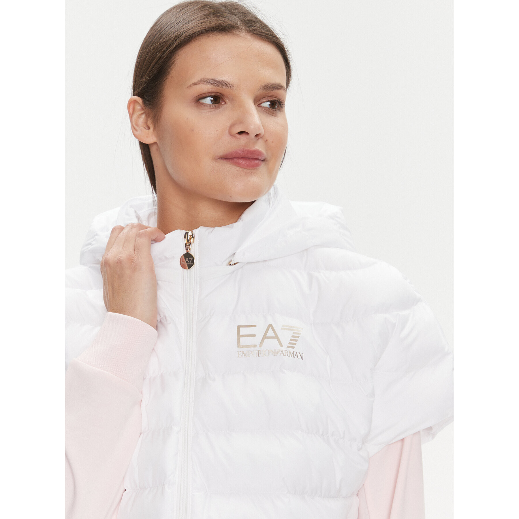 EA7 Emporio Armani Елек 3DTB01 TNF8Z 0101 Бял Regular Fit - Pepit.bg