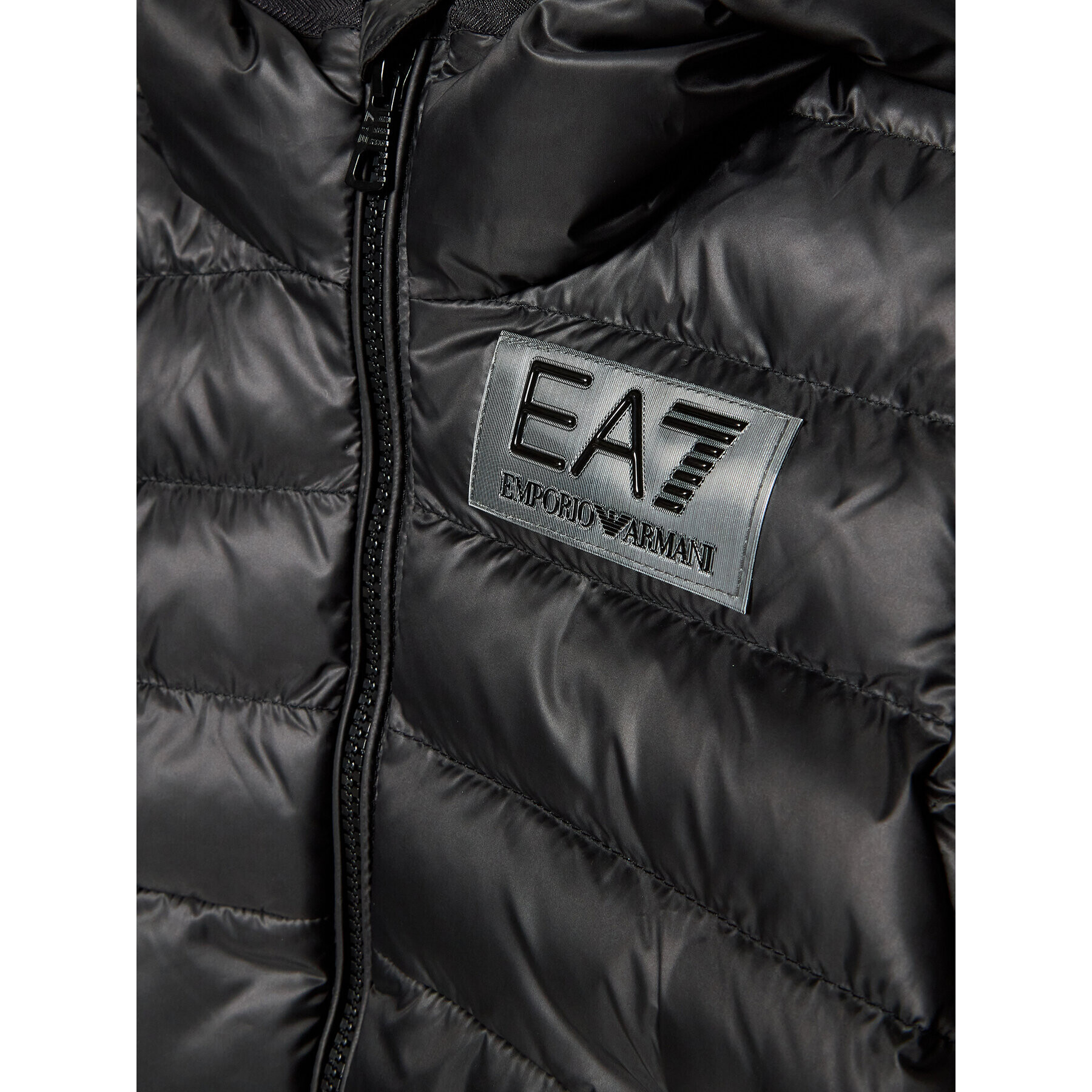 EA7 Emporio Armani Пухено яке 6LBB03 BN5ZZ 1200 Черен Regular Fit - Pepit.bg