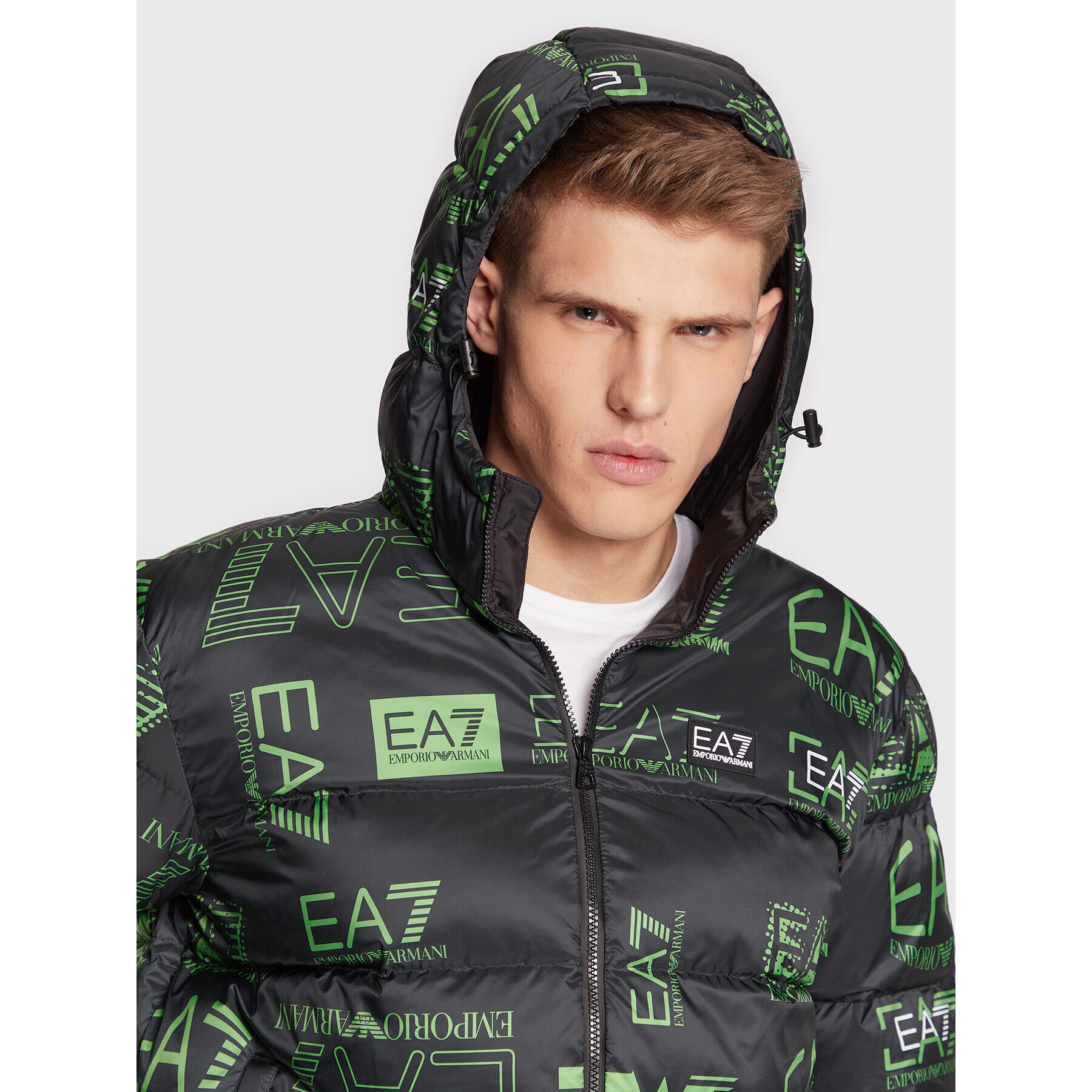 EA7 Emporio Armani Пухено яке 6LPB05 PN9FZ 2816 Черен Regular Fit - Pepit.bg