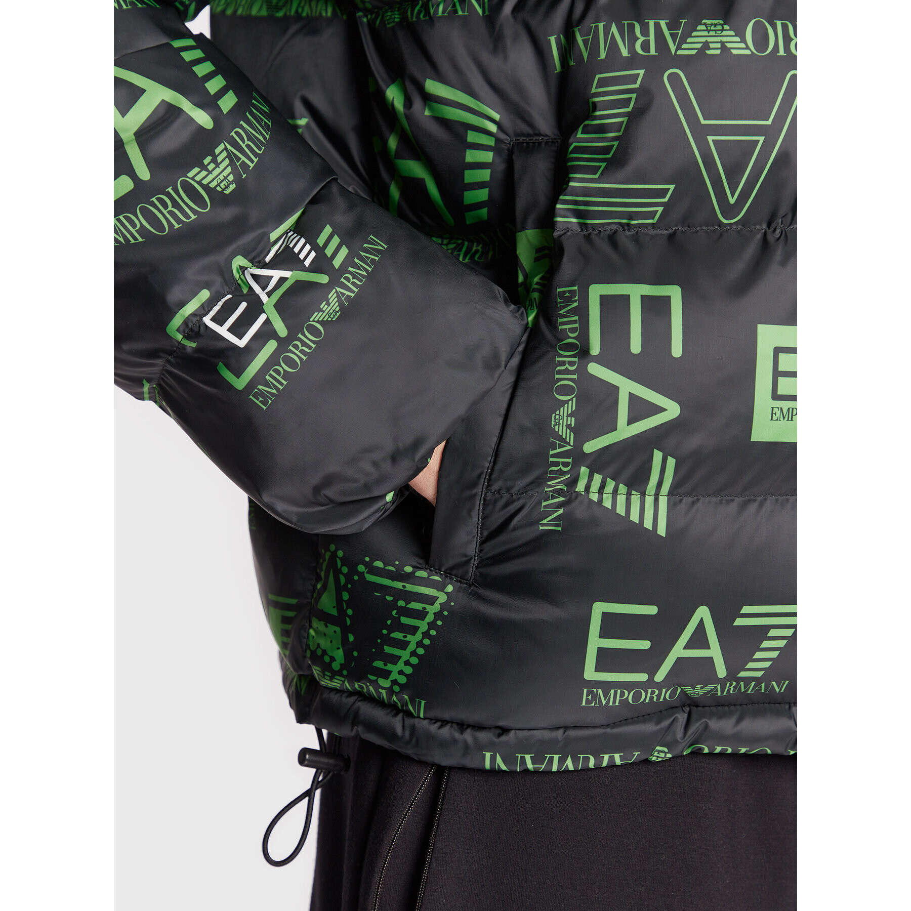 EA7 Emporio Armani Пухено яке 6LPB05 PN9FZ 2816 Черен Regular Fit - Pepit.bg