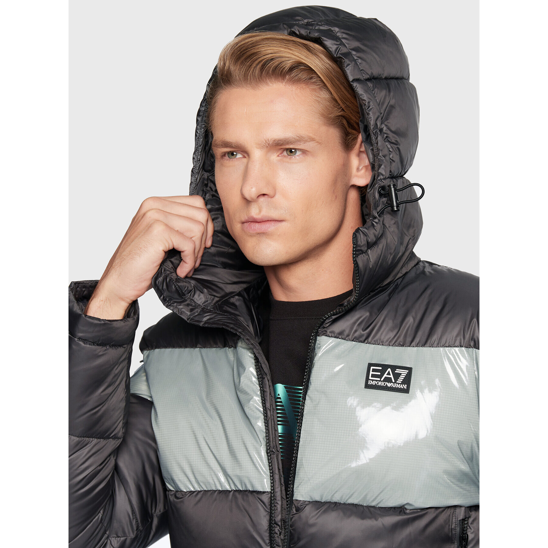 EA7 Emporio Armani Пухено яке 6LPB10 PN5ZZ 1200 Черен Regular Fit - Pepit.bg