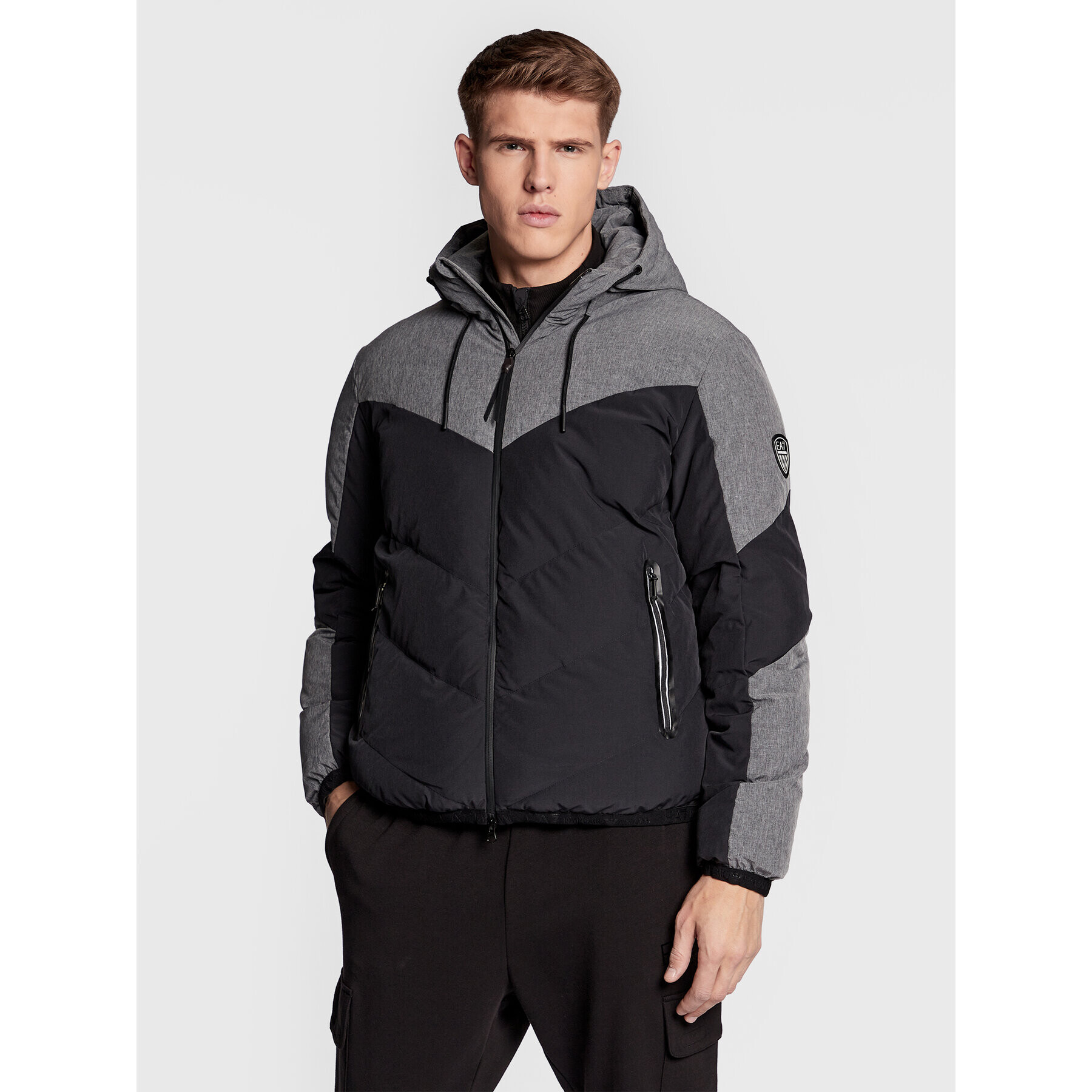 EA7 Emporio Armani Пухено яке 6LPB21 PN1BZ 1200 Черен Regular Fit - Pepit.bg