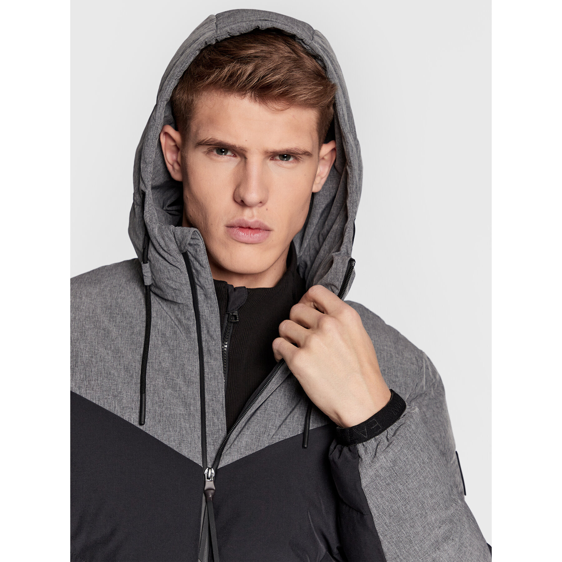 EA7 Emporio Armani Пухено яке 6LPB21 PN1BZ 1200 Черен Regular Fit - Pepit.bg