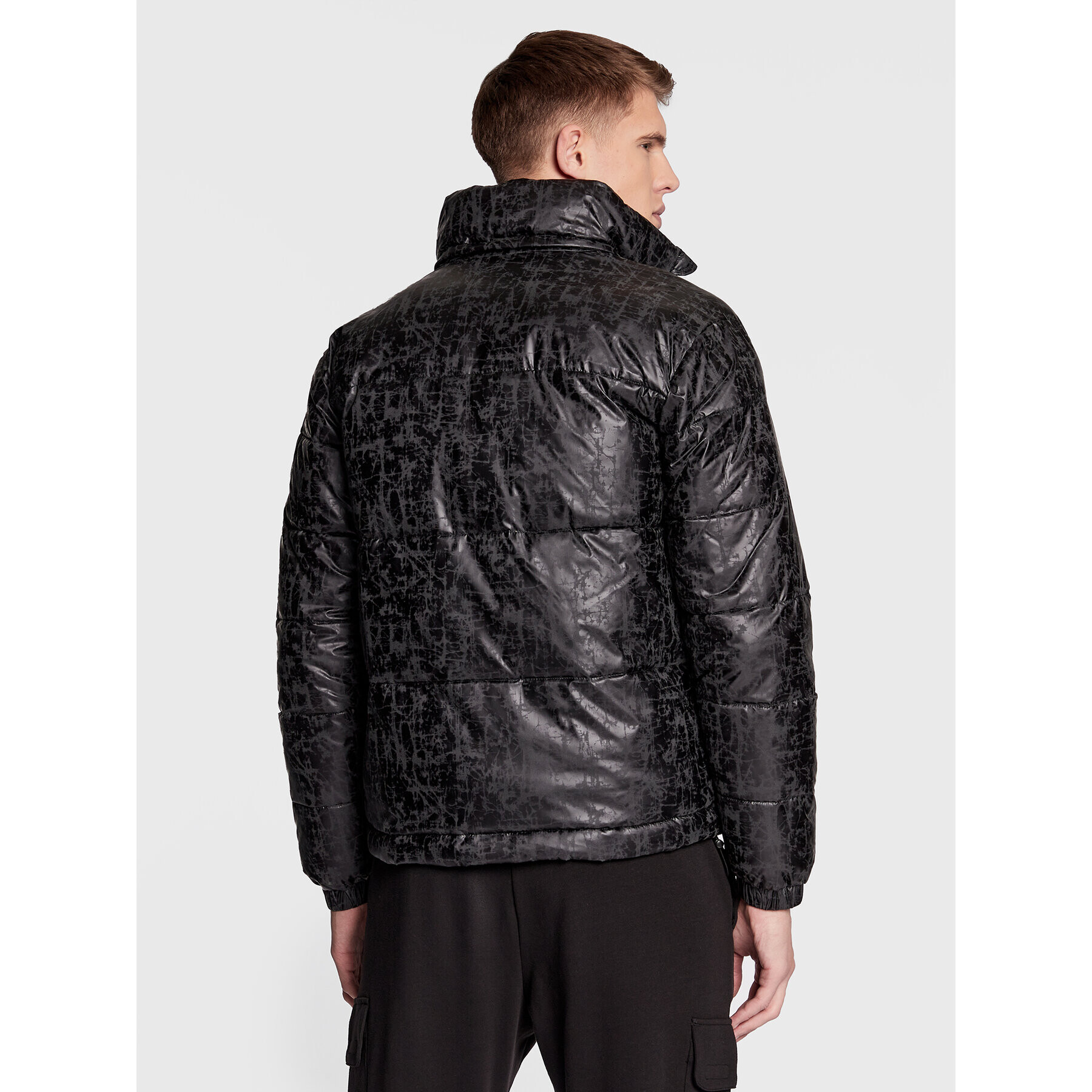 EA7 Emporio Armani Пухено яке 6LPB48 PNACZ 2211 Черен Regular Fit - Pepit.bg