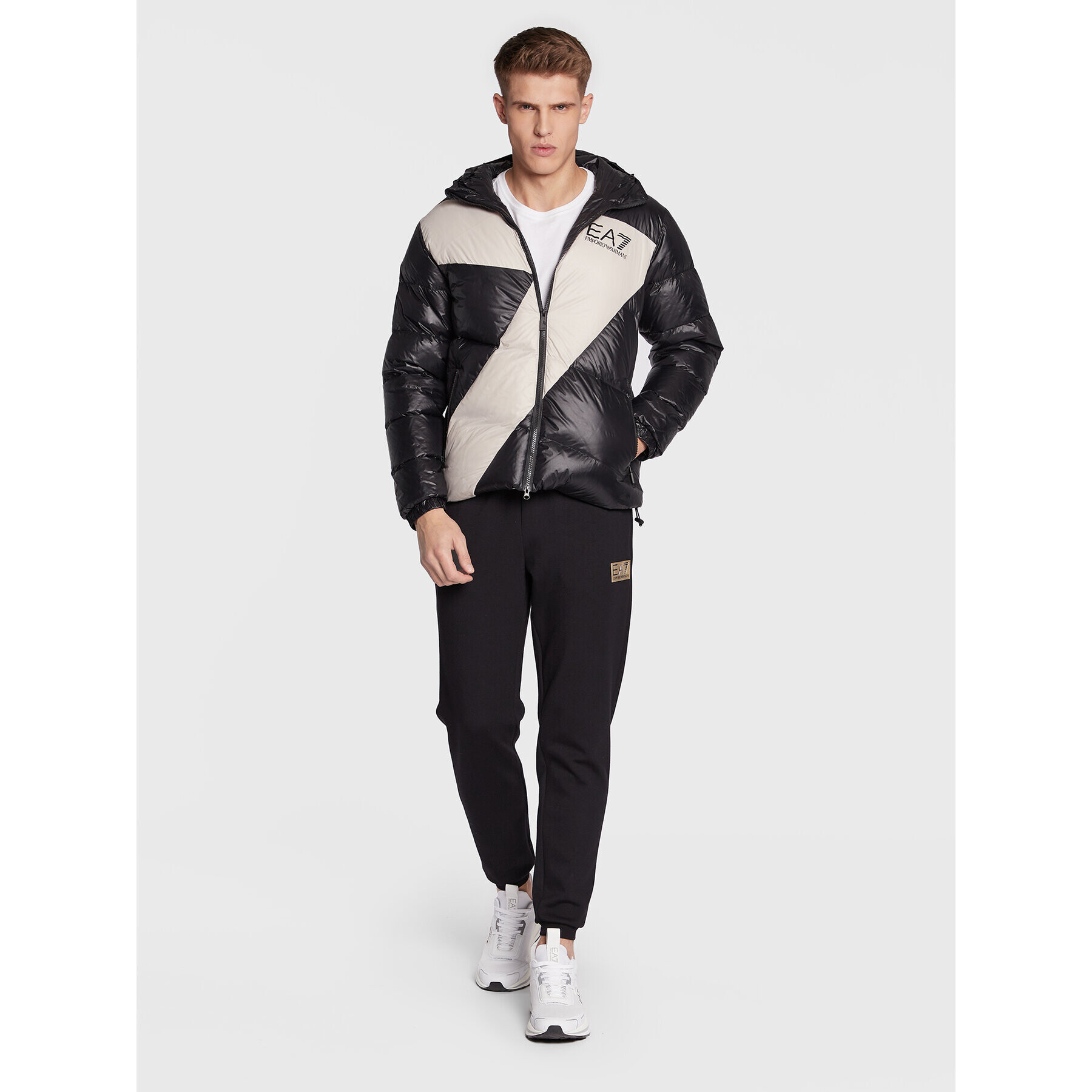 EA7 Emporio Armani Пухено яке 6LPB53 PNR4Z 1200 Черен Regular Fit - Pepit.bg