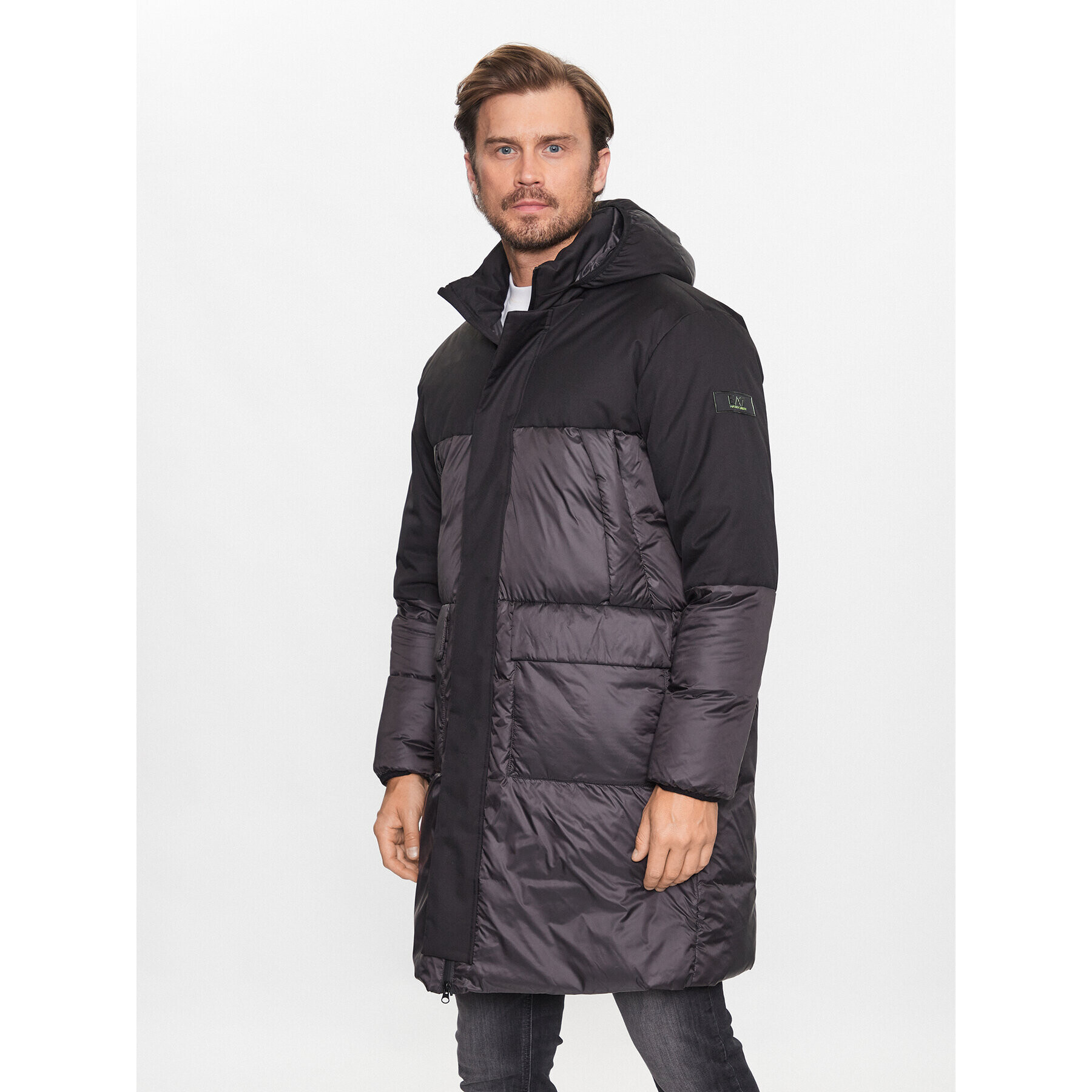 EA7 Emporio Armani Пухено яке 6LPK02 PN5ZZ 1200 Черен Regular Fit - Pepit.bg