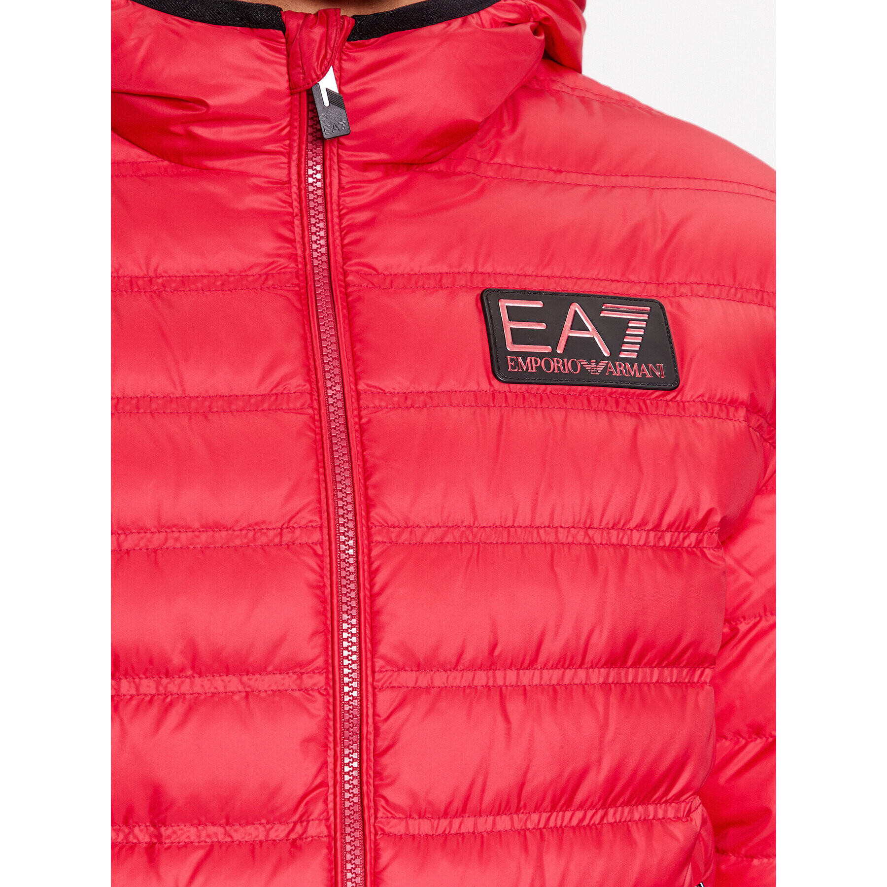 EA7 Emporio Armani Пухено яке 6RPB16 PN5ZZ 1462 Червен Regular Fit - Pepit.bg