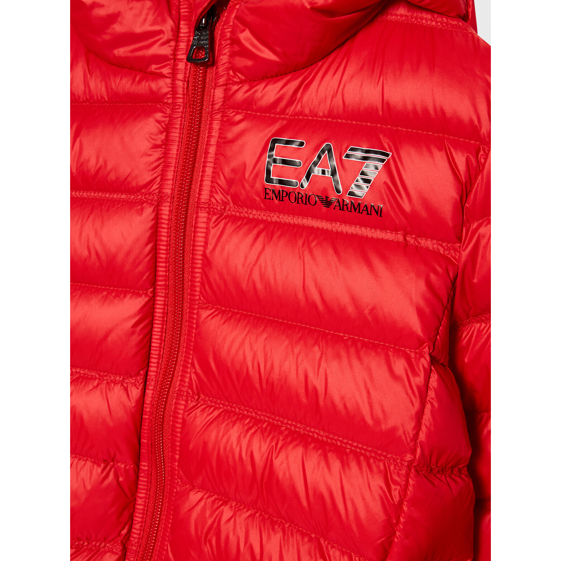 EA7 Emporio Armani Пухено яке 8NBB05 BN29Z 1451 Червен Regular Fit - Pepit.bg