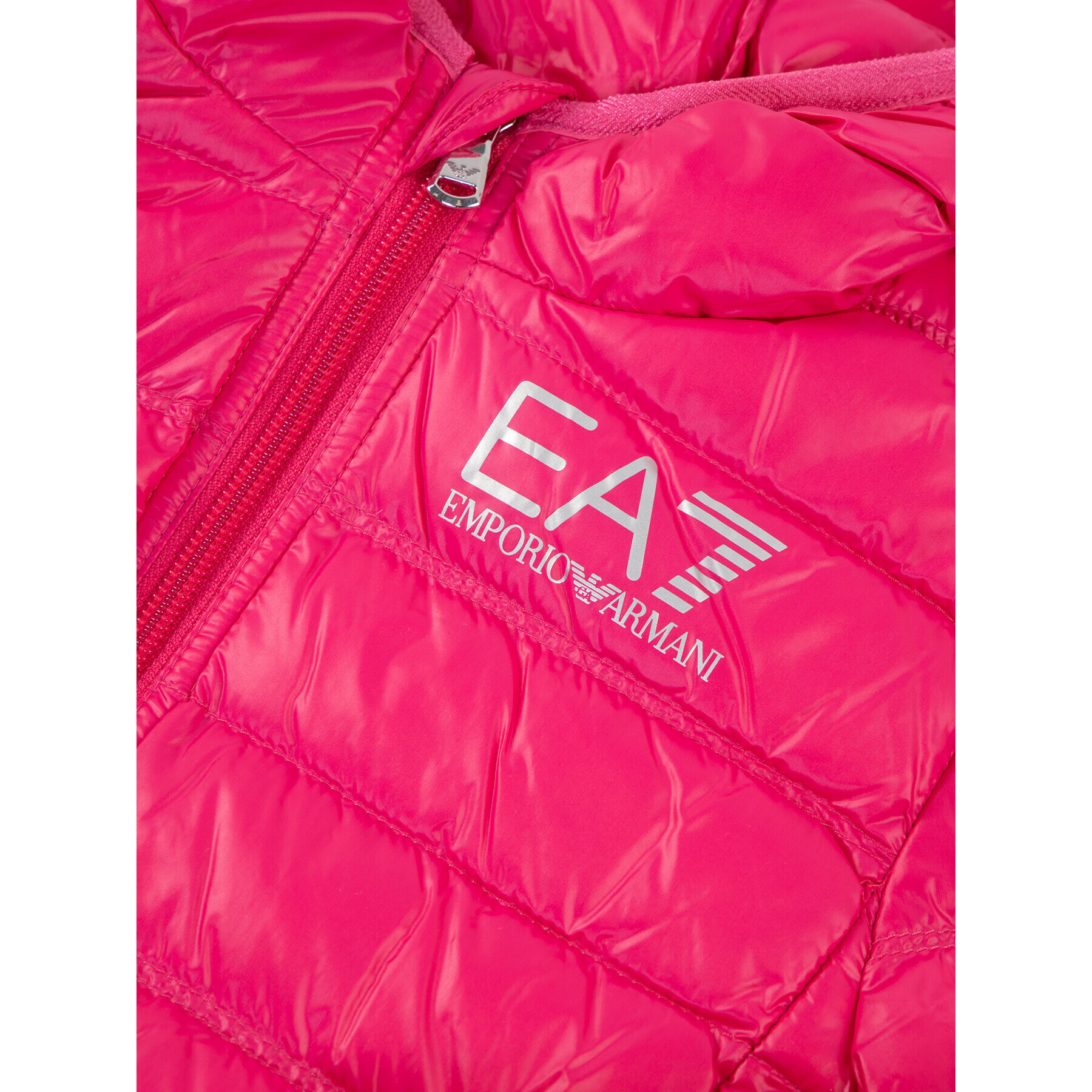 EA7 Emporio Armani Пухено яке 8NBB34 BN29Z 1401 Розов Regular Fit - Pepit.bg