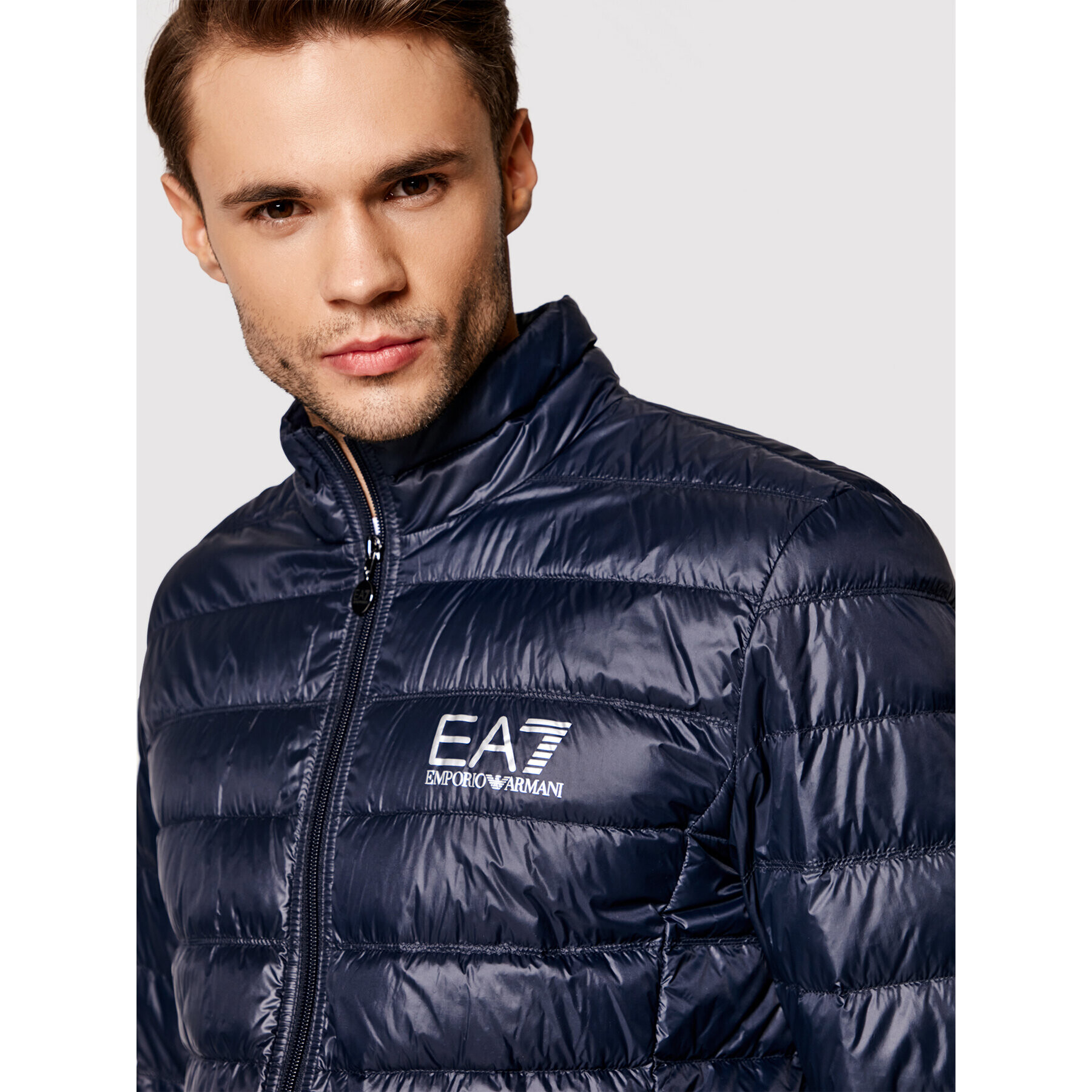 EA7 Emporio Armani Пухено яке 8NPB01 PN29Z 1578 Тъмносин Regular Fit - Pepit.bg