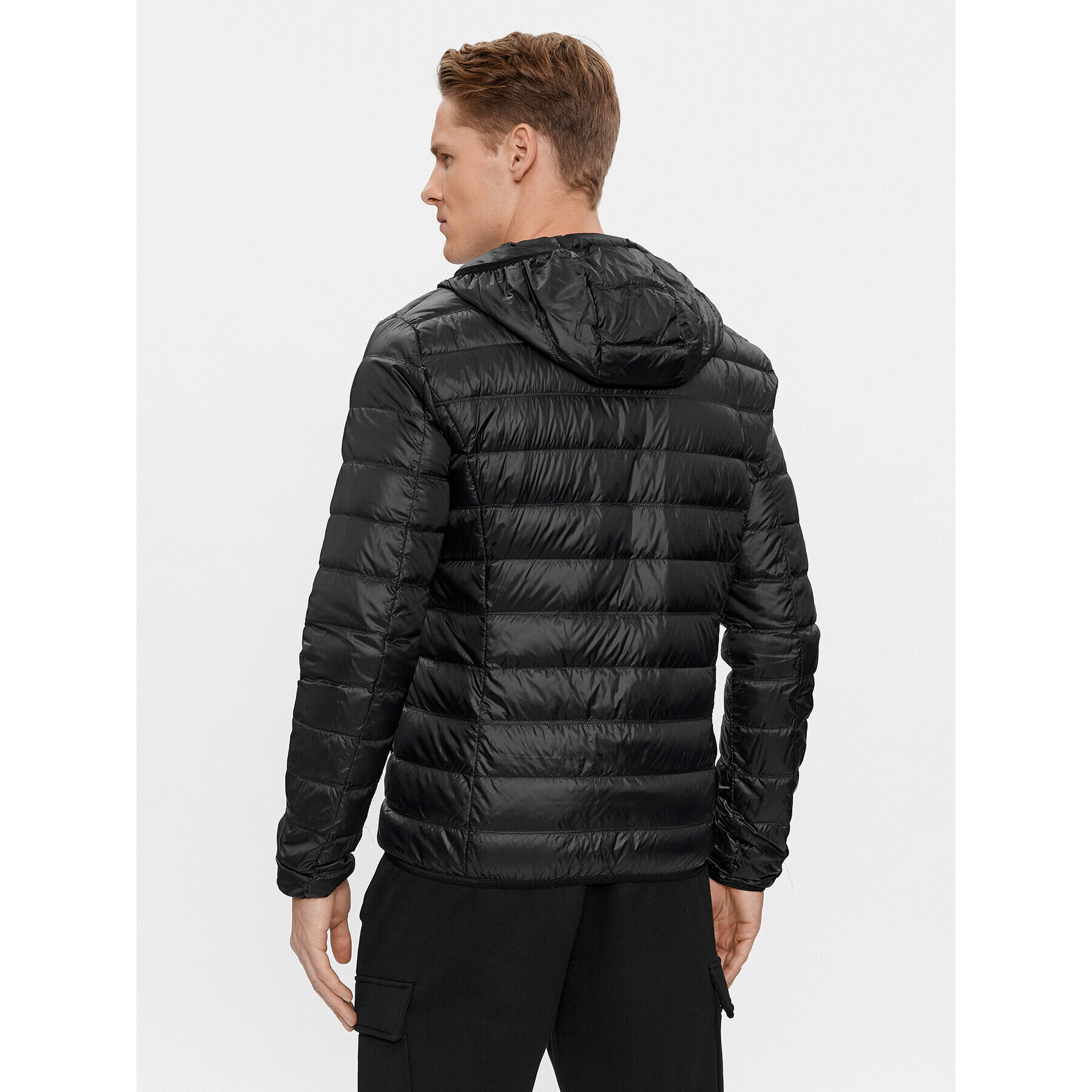 EA7 Emporio Armani Пухено яке 8NPB02 PN29Z 1200 Черен Regular Fit - Pepit.bg