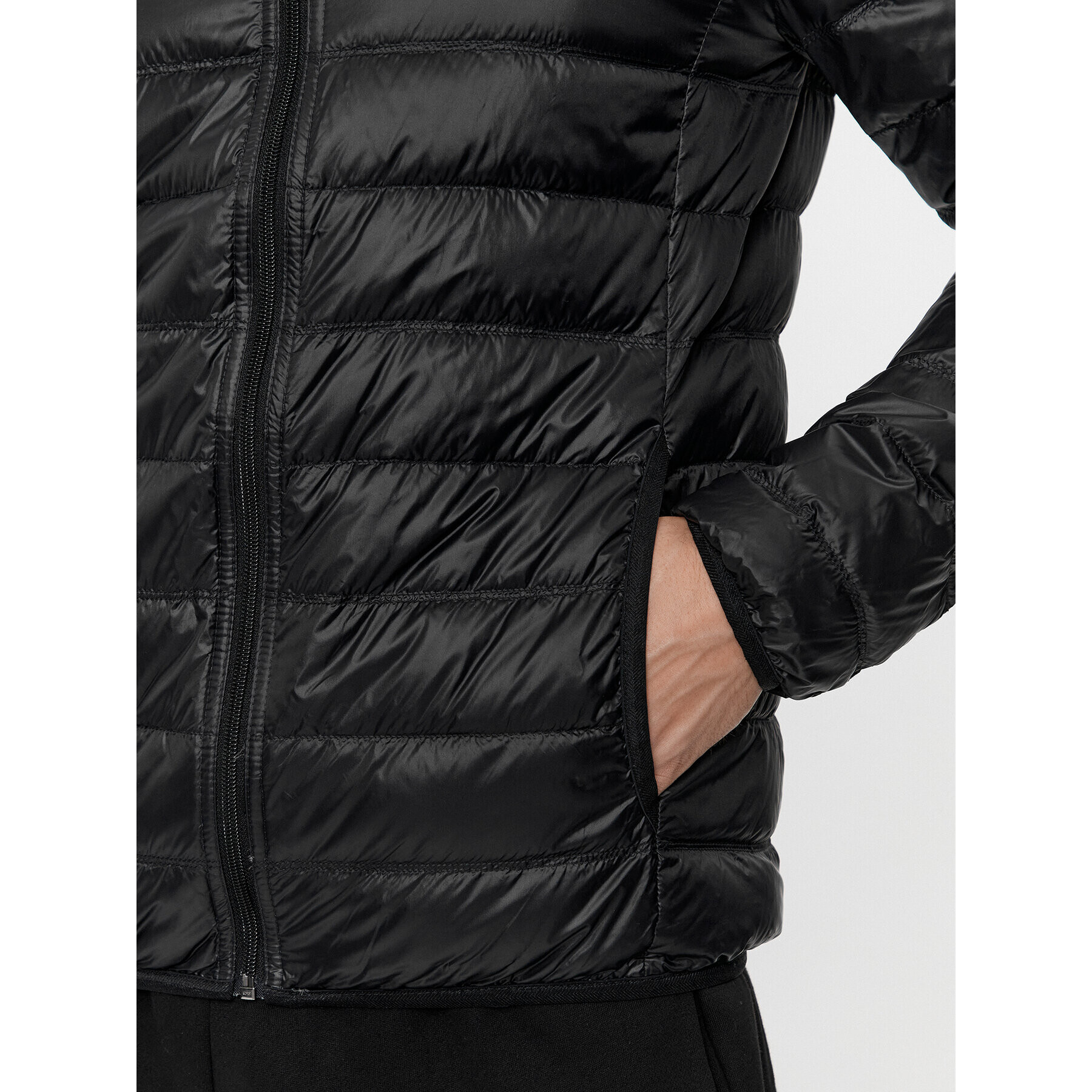 EA7 Emporio Armani Пухено яке 8NPB02 PN29Z 1200 Черен Regular Fit - Pepit.bg