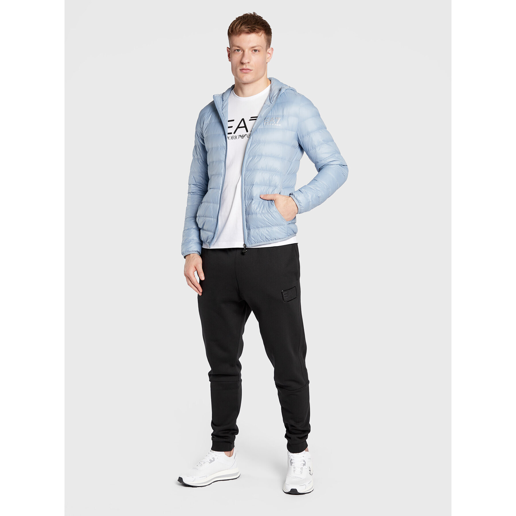 EA7 Emporio Armani Пухено яке 8NPB02 PN29Z 1506 Син Regular Fit - Pepit.bg