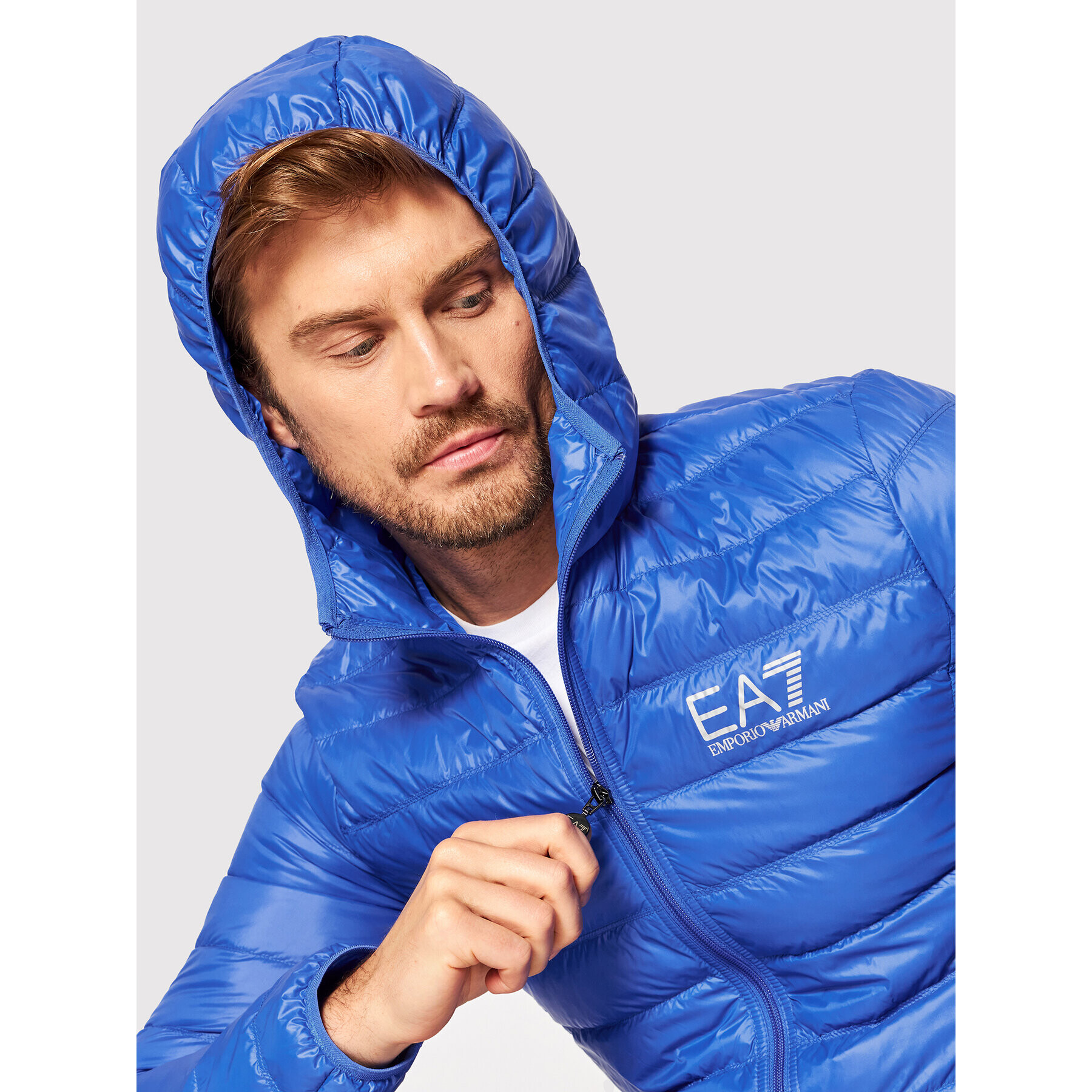 EA7 Emporio Armani Пухено яке 8NPB02 PN29Z 1597 Син Regular Fit - Pepit.bg