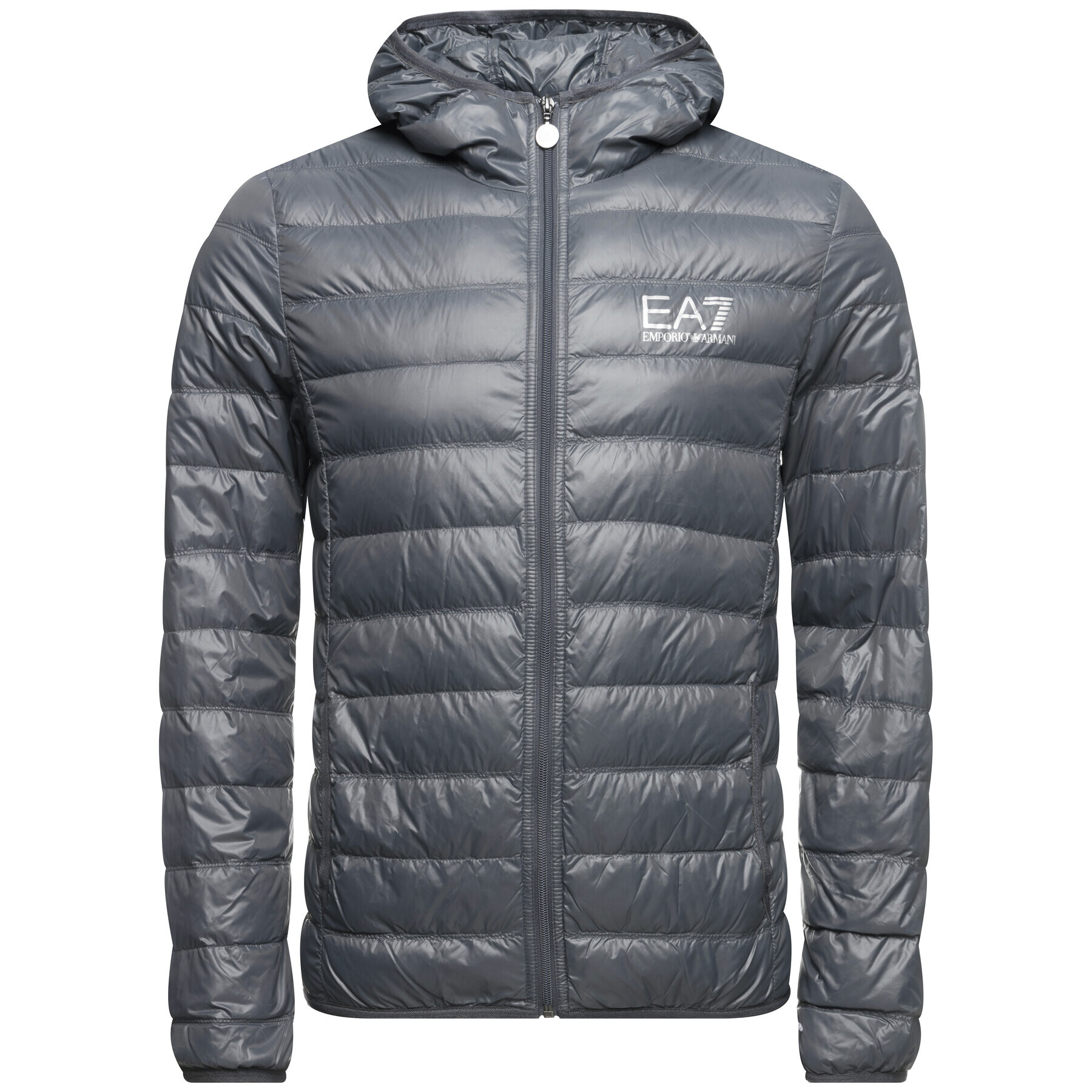 EA7 Emporio Armani Пухено яке 8NPB02 PN29Z 1977 Сив Regular Fit - Pepit.bg