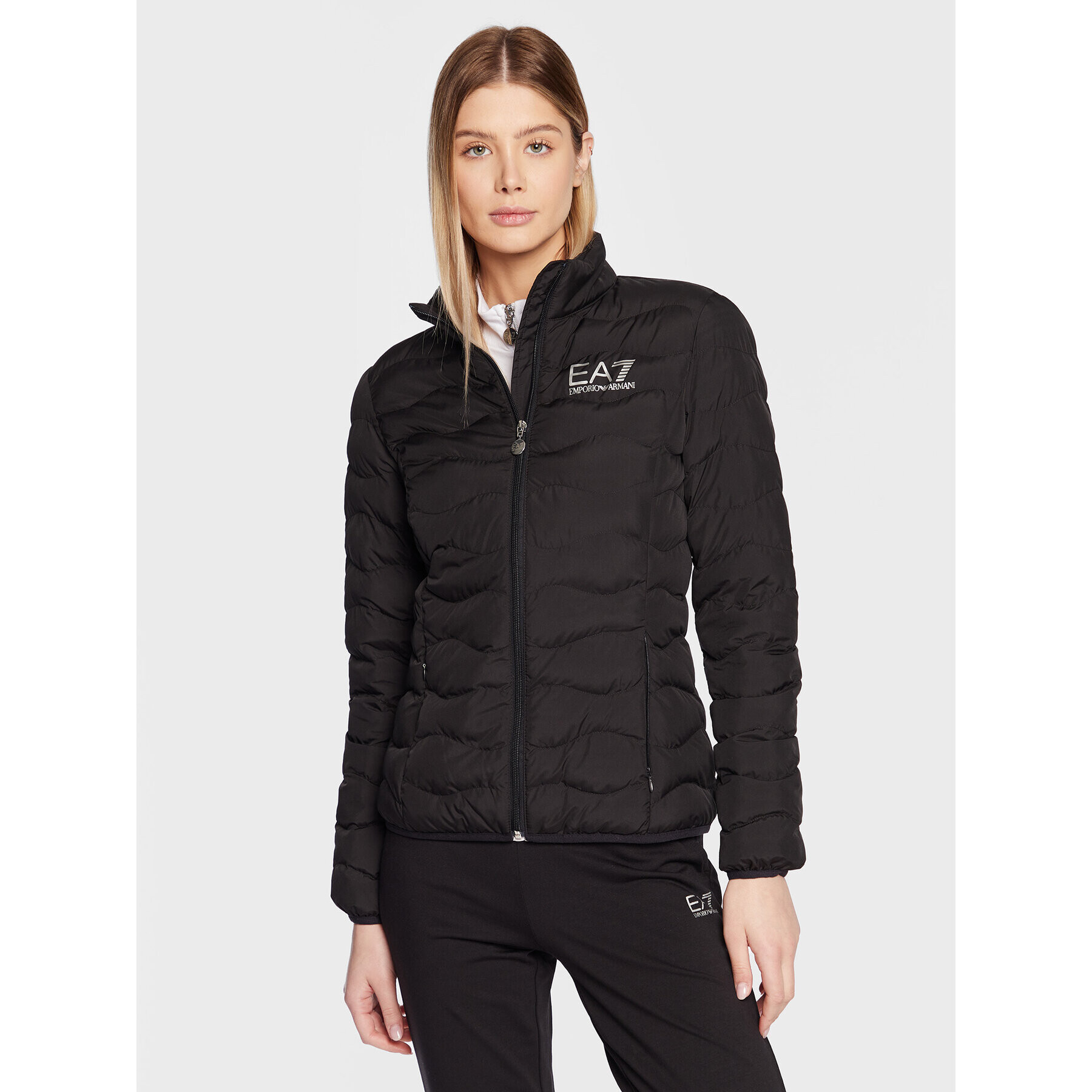 EA7 Emporio Armani Пухено яке 8NTB21 TNF8Z 1200 Черен Regular Fit - Pepit.bg