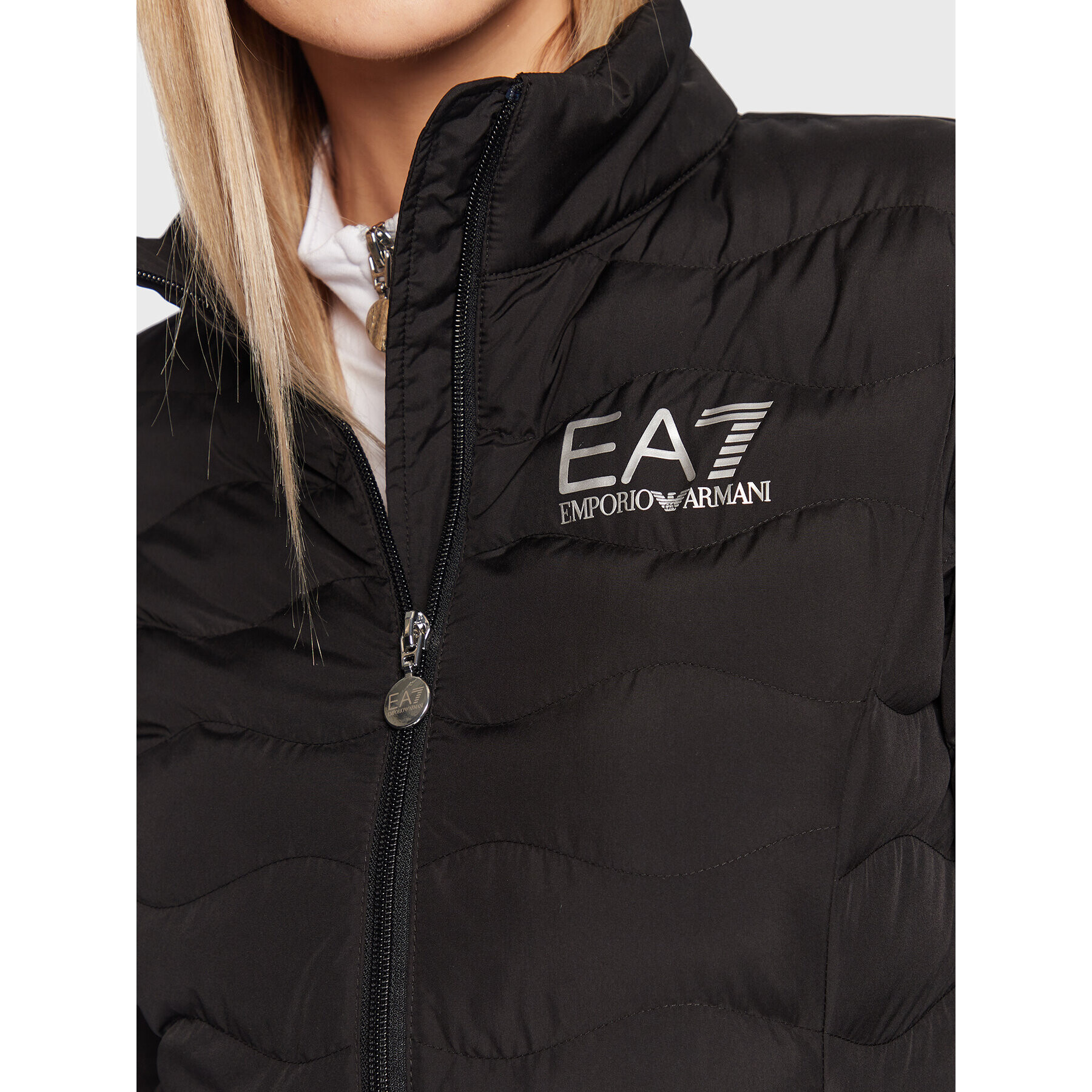 EA7 Emporio Armani Пухено яке 8NTB21 TNF8Z 1200 Черен Regular Fit - Pepit.bg