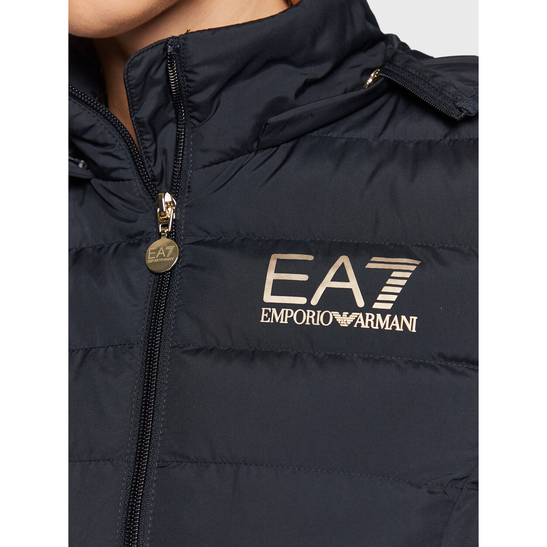 EA7 Emporio Armani Пухено яке 8NTB23 TNF8Z 0540 Тъмносин Regular Fit - Pepit.bg