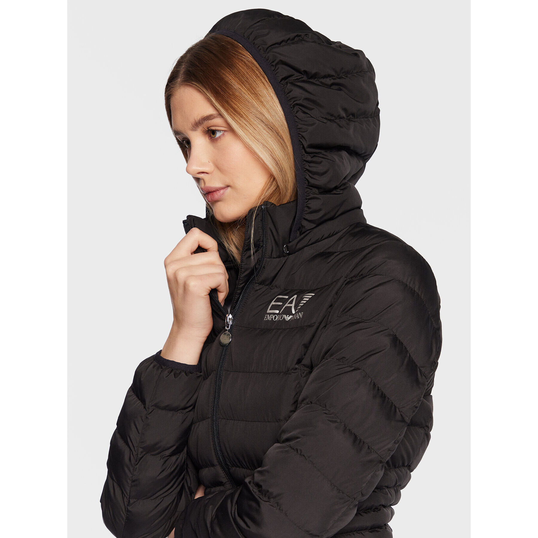 EA7 Emporio Armani Пухено яке 8NTB23 TNF8Z 1200 Черен Regular Fit - Pepit.bg