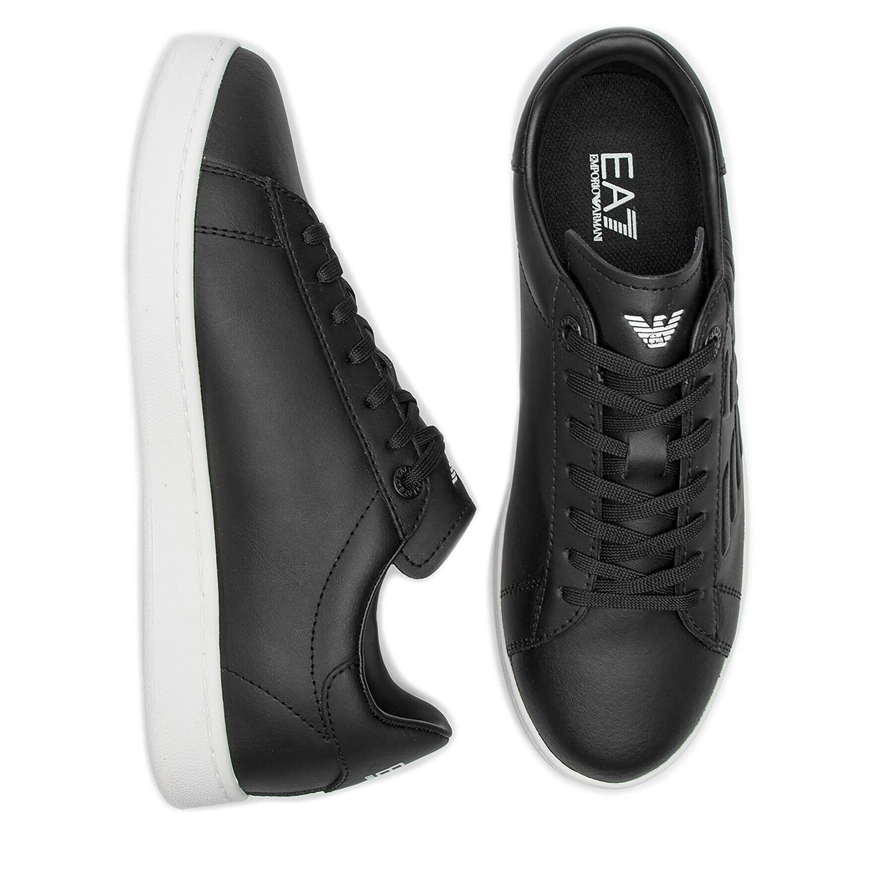 EA7 Emporio Armani Сникърси Черен - Pepit.bg