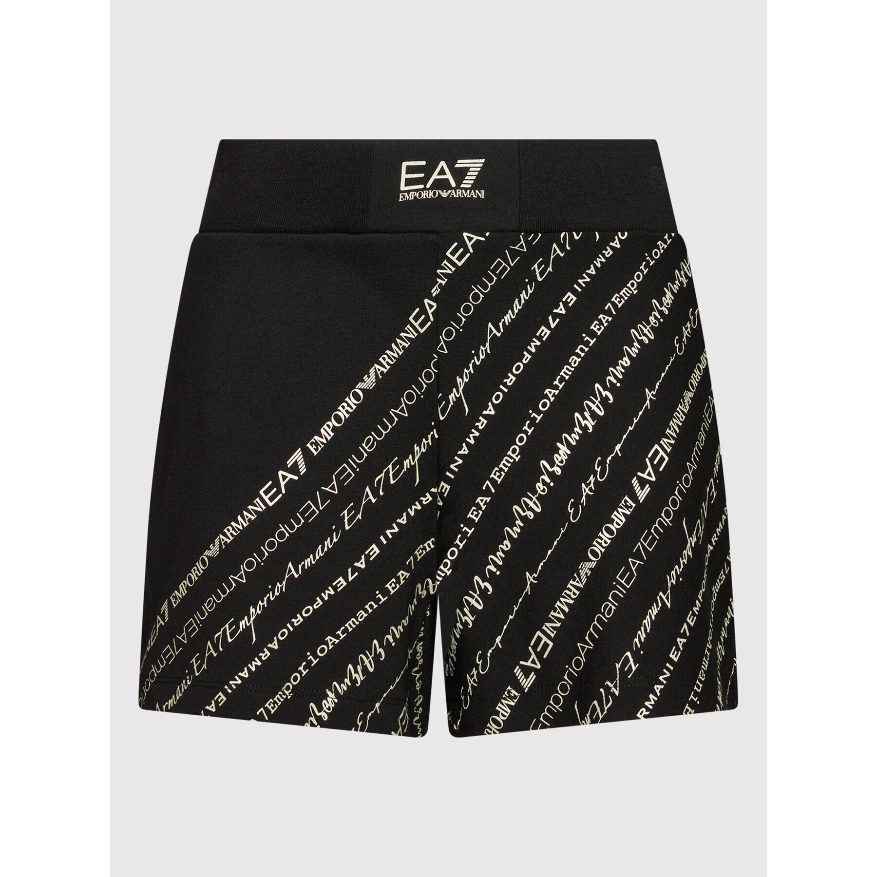 EA7 Emporio Armani Спортни шорти 3LTS56 TJ3PZ 0200 Черен Regular Fit - Pepit.bg