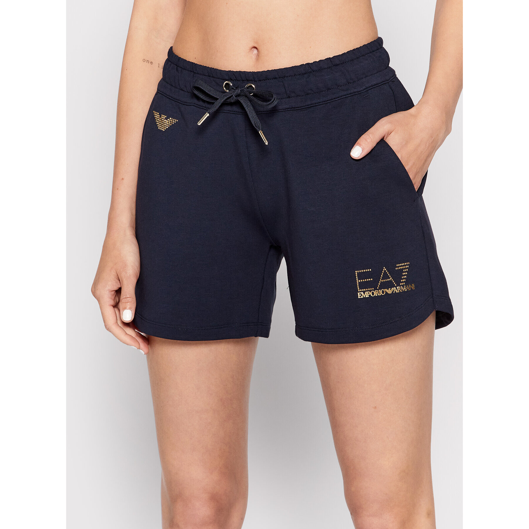 EA7 Emporio Armani Спортни шорти 3LTS57 TJ9RZ 1554 Тъмносин Regular Fit - Pepit.bg