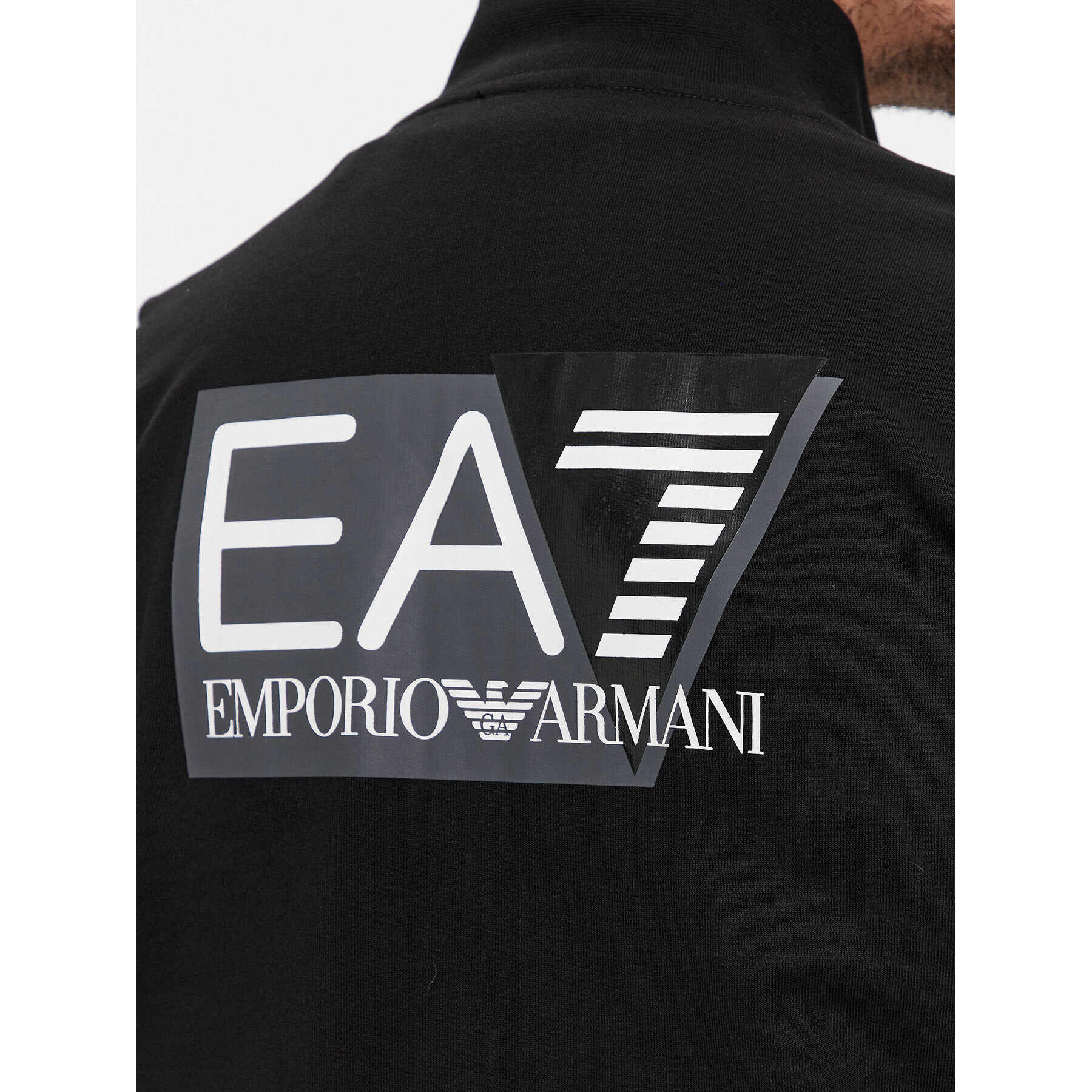 EA7 Emporio Armani Суитшърт 3DPM61 PJ05Z 1200 Черен Regular Fit - Pepit.bg