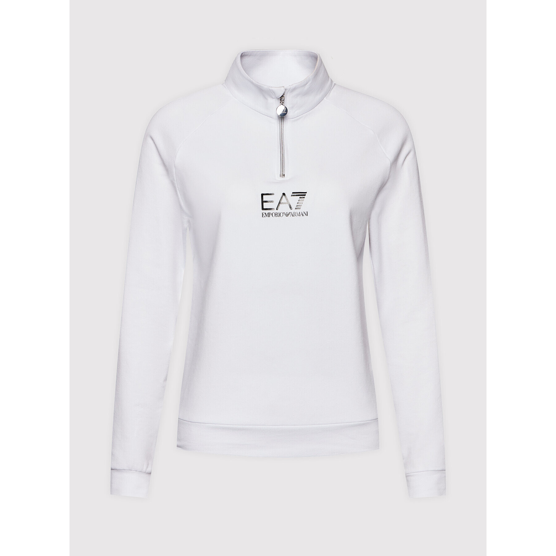 EA7 Emporio Armani Суитшърт 3LTM10 TJCQZ 0102 Бял Regular Fit - Pepit.bg