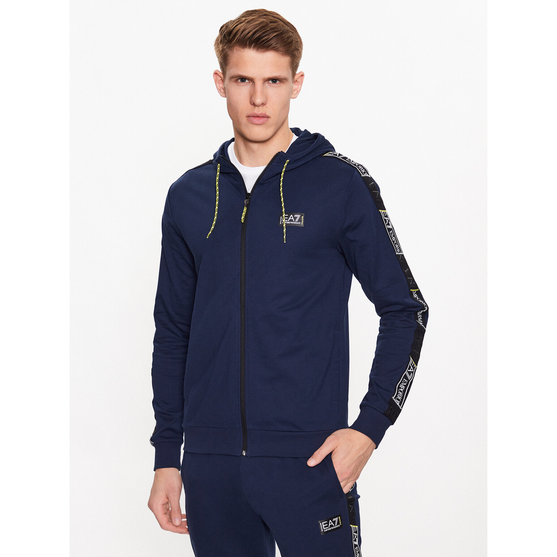 EA7 Emporio Armani Суитшърт 3RPM09 PJ05Z 1554 Тъмносин Regular Fit - Pepit.bg