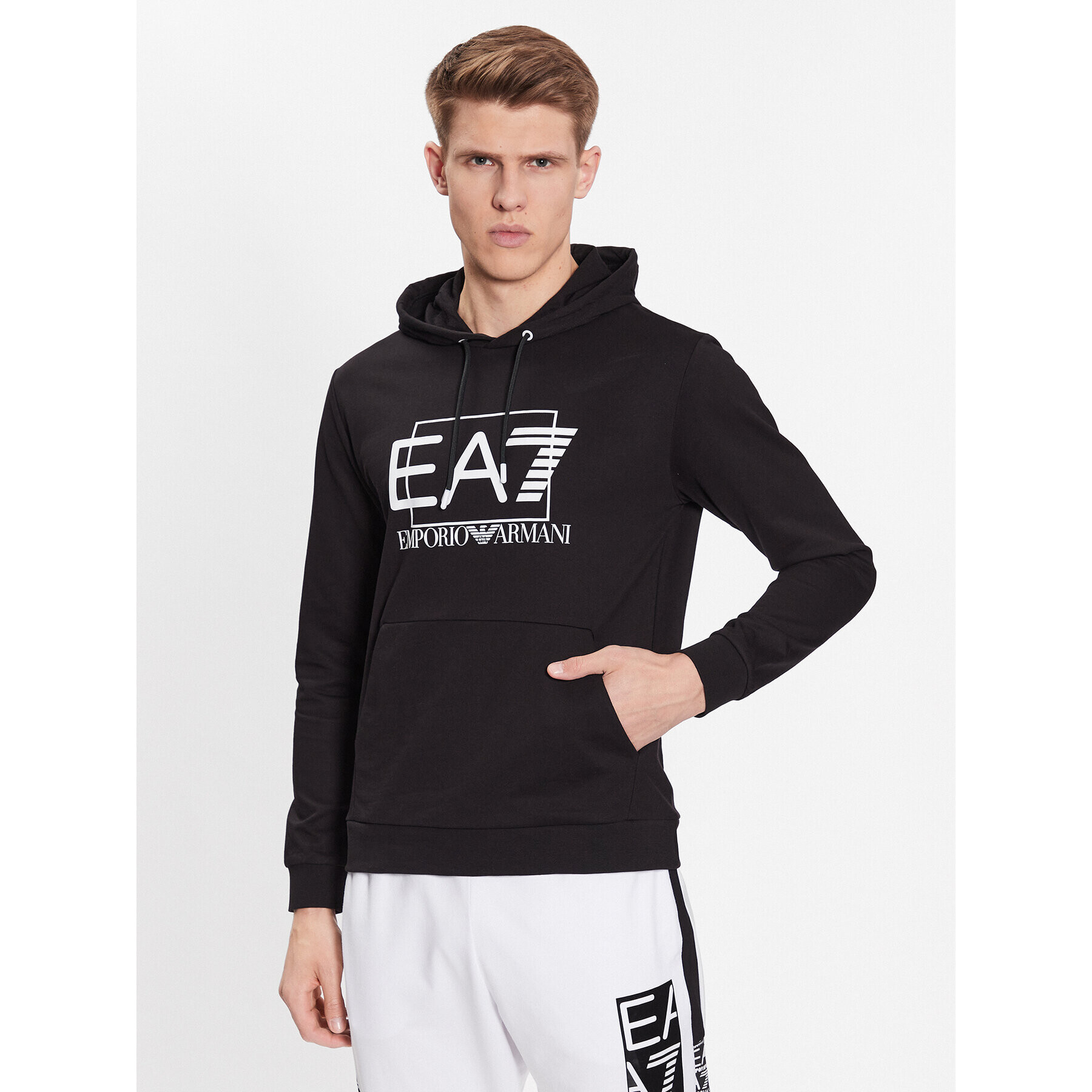 EA7 Emporio Armani Суитшърт 3RPM62 PJ05Z 1200 Черен Regular Fit - Pepit.bg