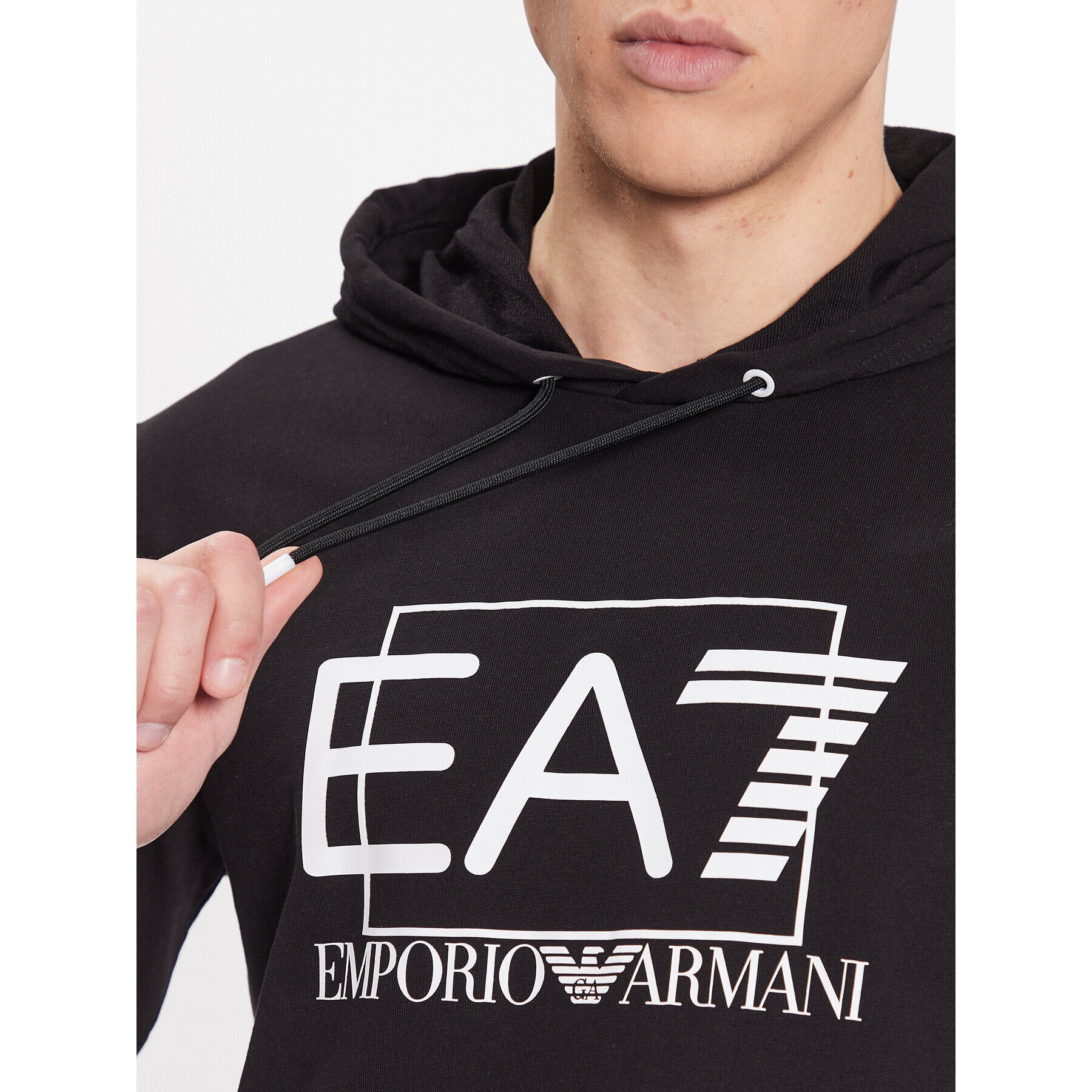 EA7 Emporio Armani Суитшърт 3RPM62 PJ05Z 1200 Черен Regular Fit - Pepit.bg