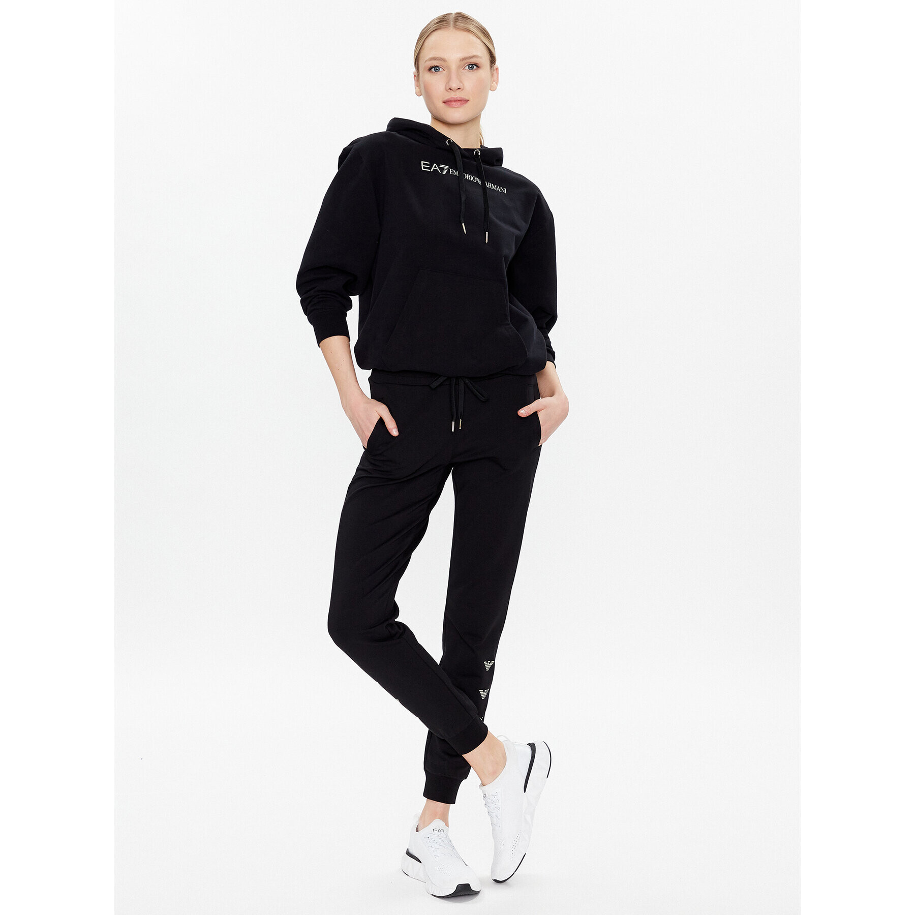 EA7 Emporio Armani Суитшърт 3RTM20 TJCQZ 0200 Черен Relaxed Fit - Pepit.bg