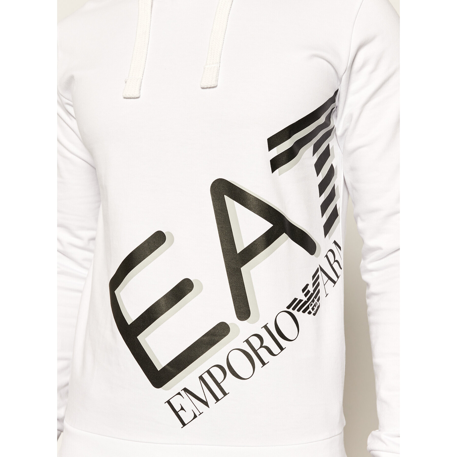 EA7 Emporio Armani Суитшърт 6HPM26 PJ8LZ 1100 Бял Regular Fit - Pepit.bg