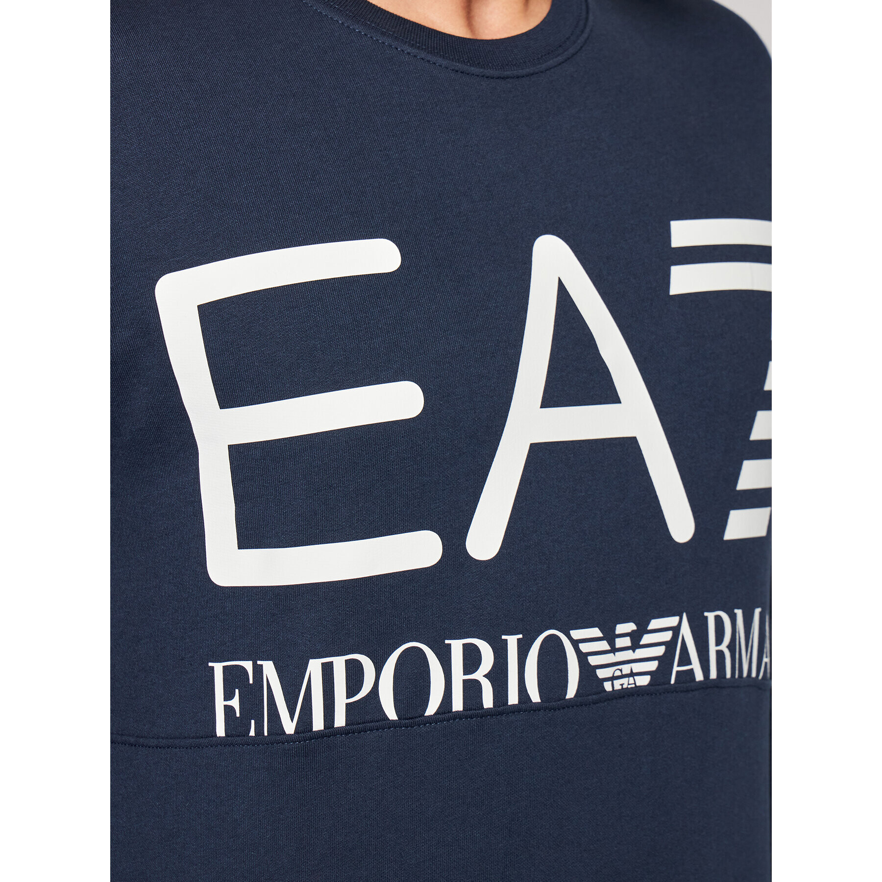 EA7 Emporio Armani Суитшърт 6KPM68 PJBWZ 1554 Тъмносин Regular Fit - Pepit.bg