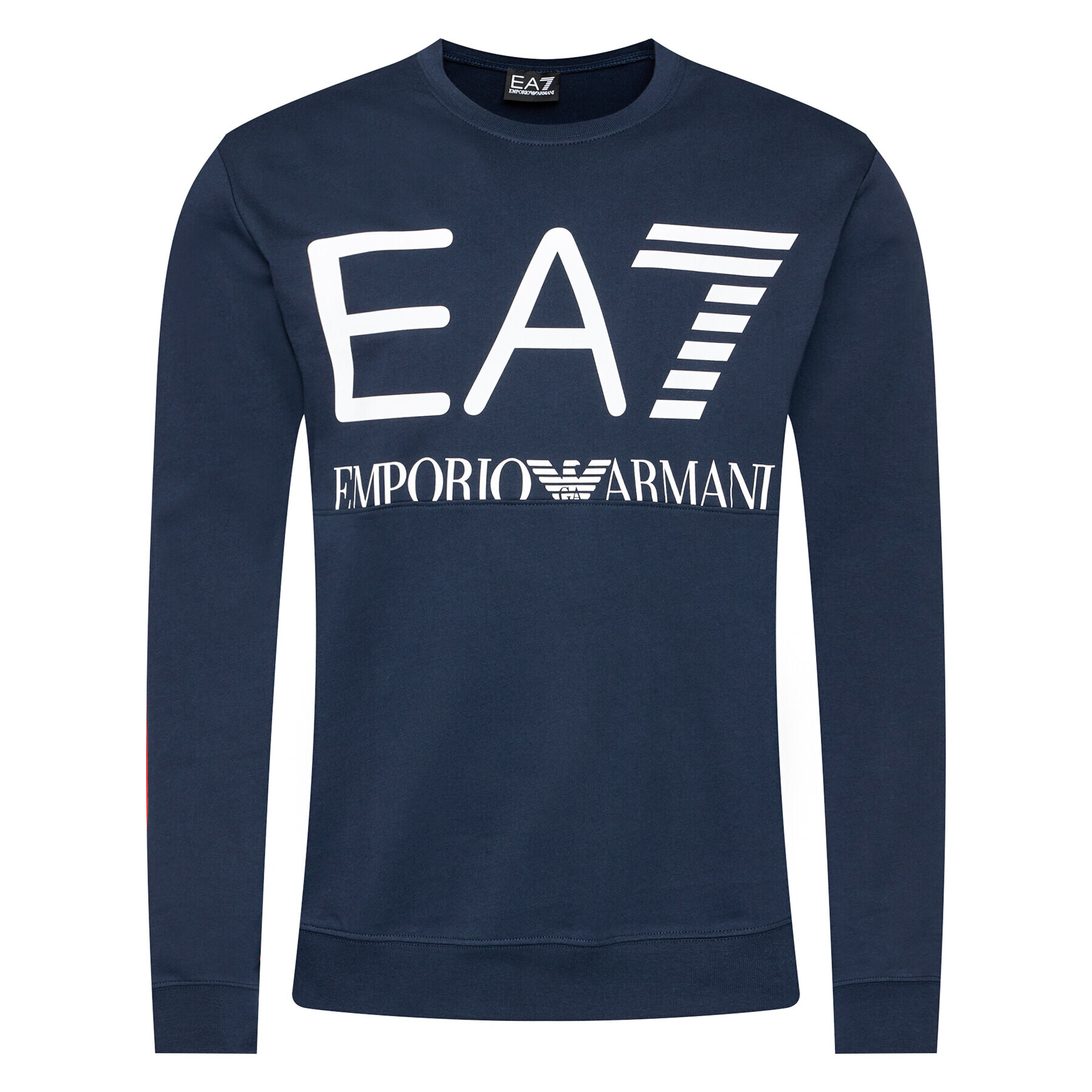 EA7 Emporio Armani Суитшърт 6KPM68 PJBWZ 1554 Тъмносин Regular Fit - Pepit.bg