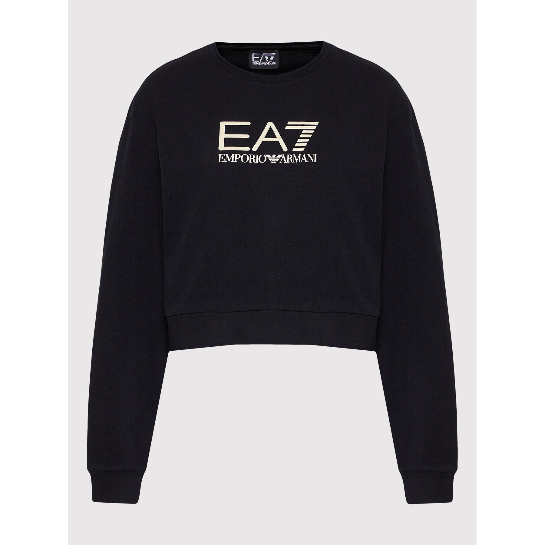 EA7 Emporio Armani Суитшърт 6KTM07 TJCQZ 0200 Черен Regular Fit - Pepit.bg