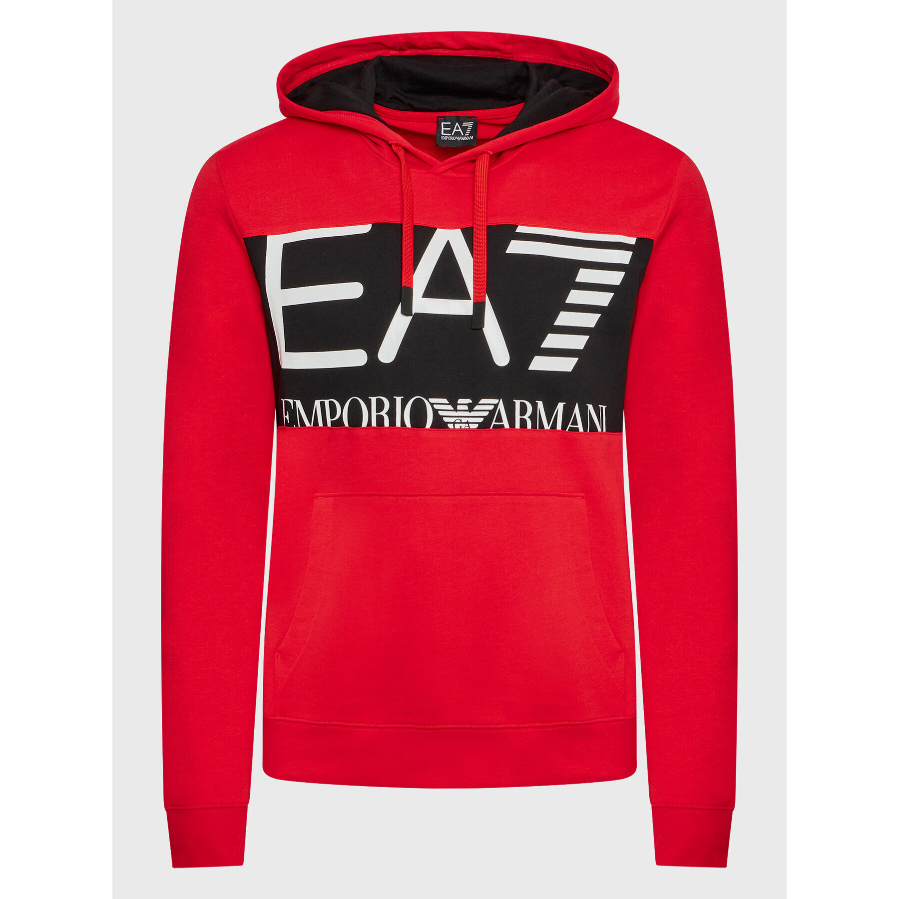 EA7 Emporio Armani Суитшърт 6LPM52 PJFGZ 1451 Червен Regular Fit - Pepit.bg