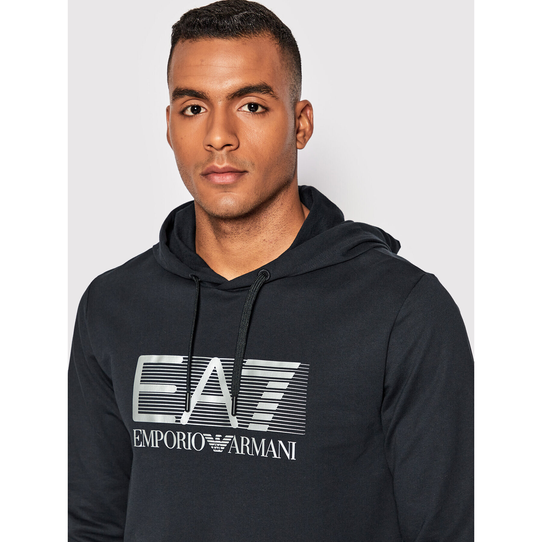 EA7 Emporio Armani Суитшърт 6LPM62 PJ05Z 0578 Тъмносин Regular Fit - Pepit.bg