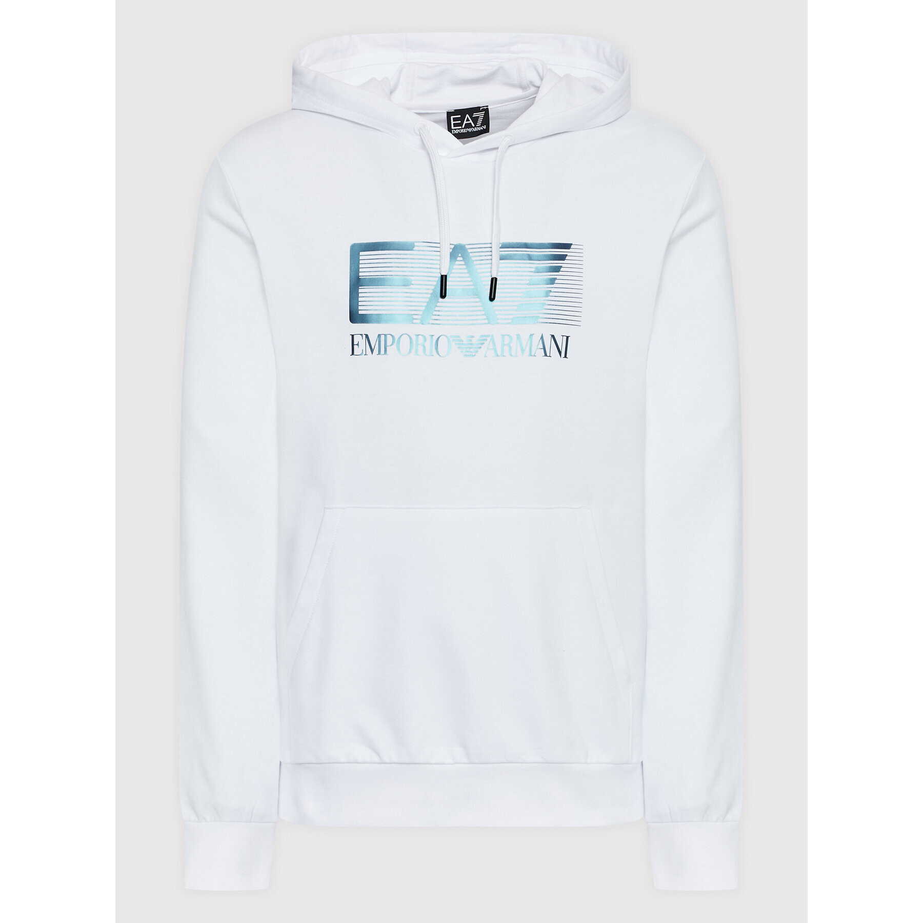 EA7 Emporio Armani Суитшърт 6LPM62 PJ05Z 1100 Бял Regular Fit - Pepit.bg