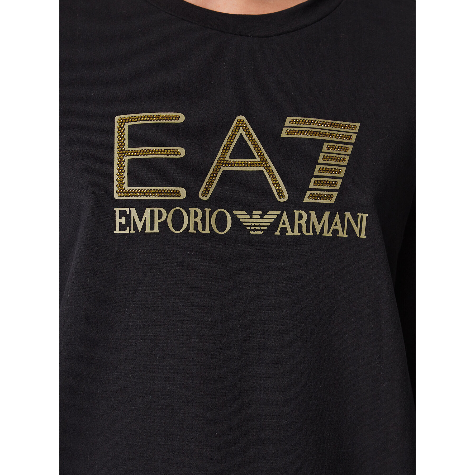 EA7 Emporio Armani Суитшърт 6LTM40 TJJXZ 0210 Черен Relaxed Fit - Pepit.bg