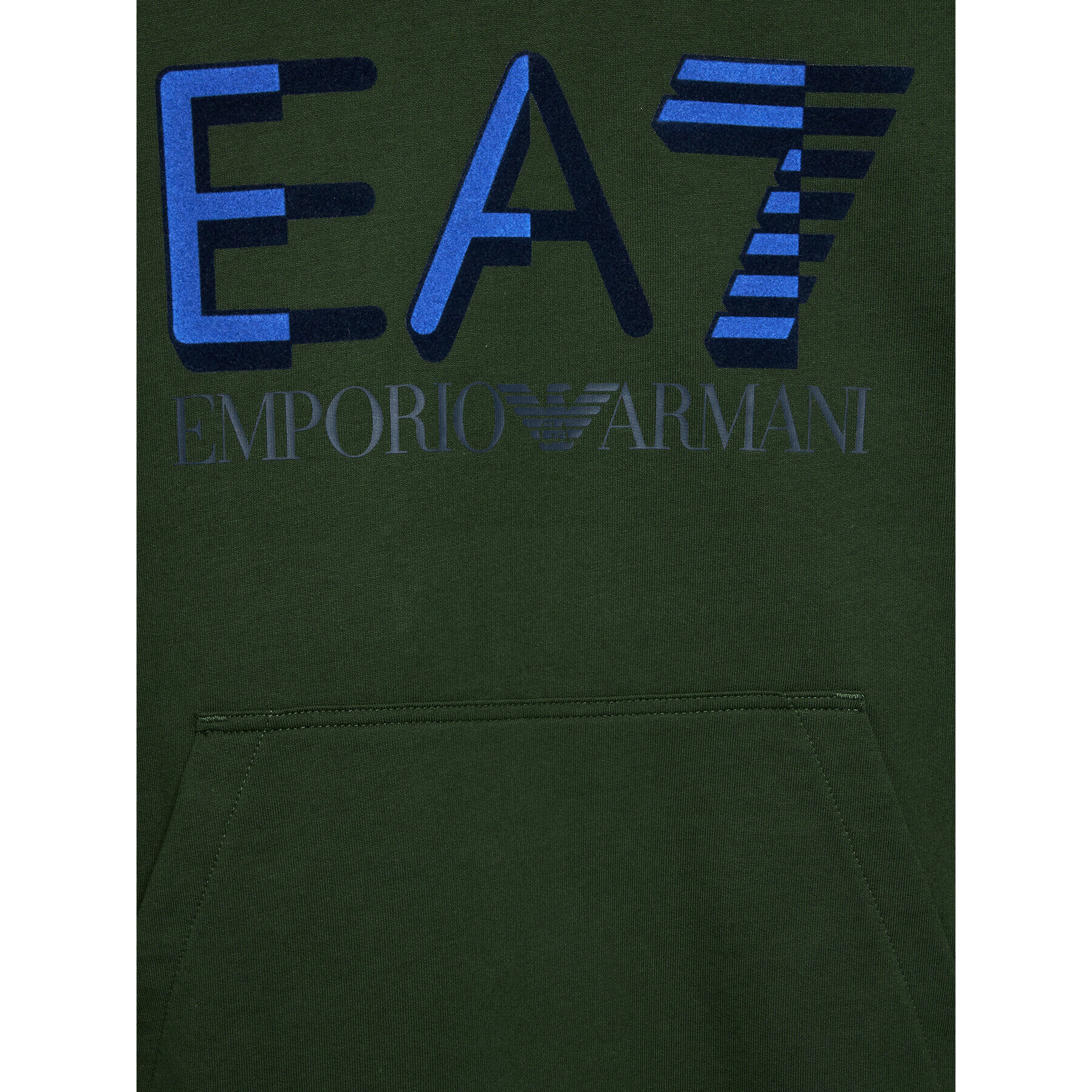 EA7 Emporio Armani Суитшърт 6RBM64 BJ05Z 1845 Зелен Regular Fit - Pepit.bg