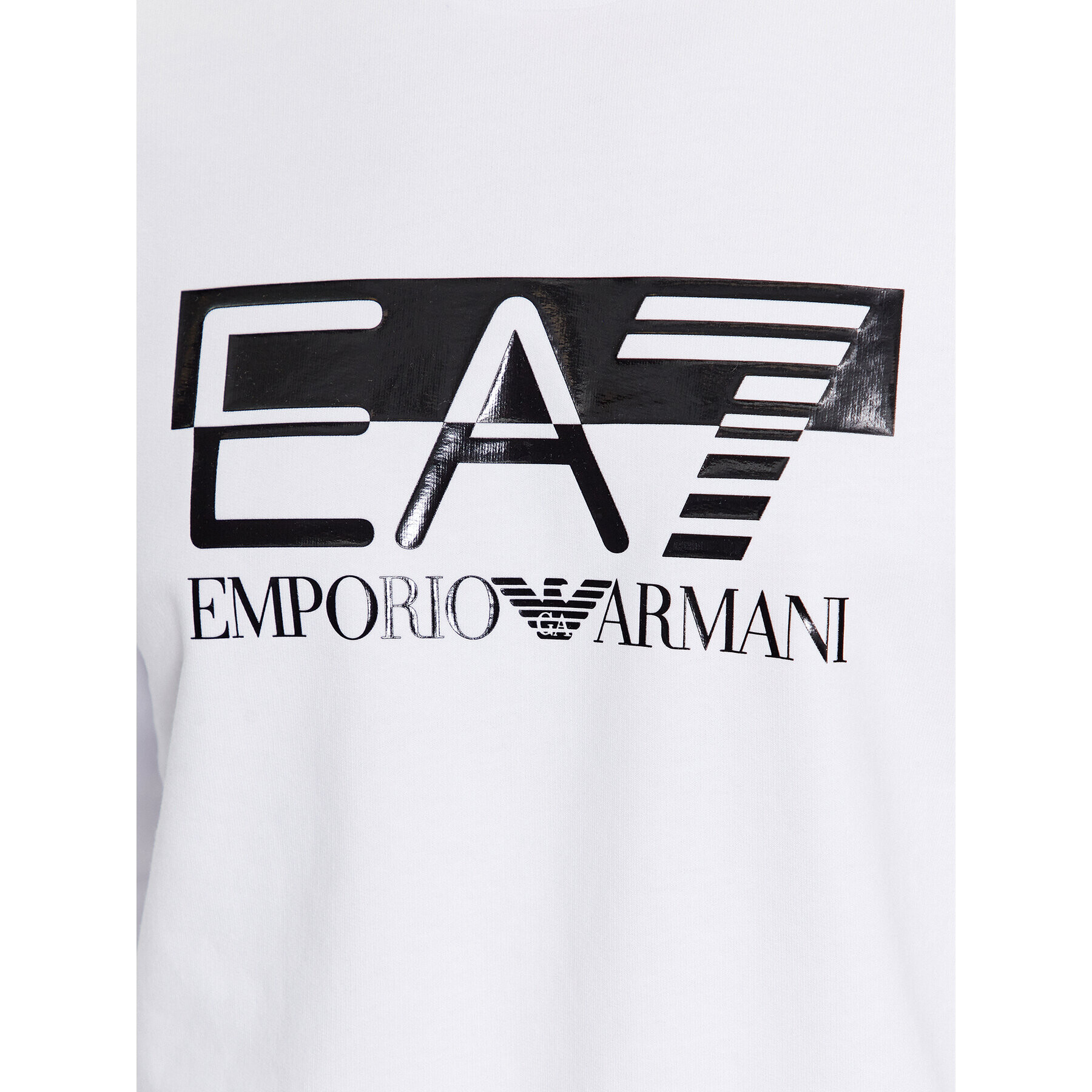 EA7 Emporio Armani Суитшърт 6RPM60 PJ05Z 0100 Бял Regular Fit - Pepit.bg