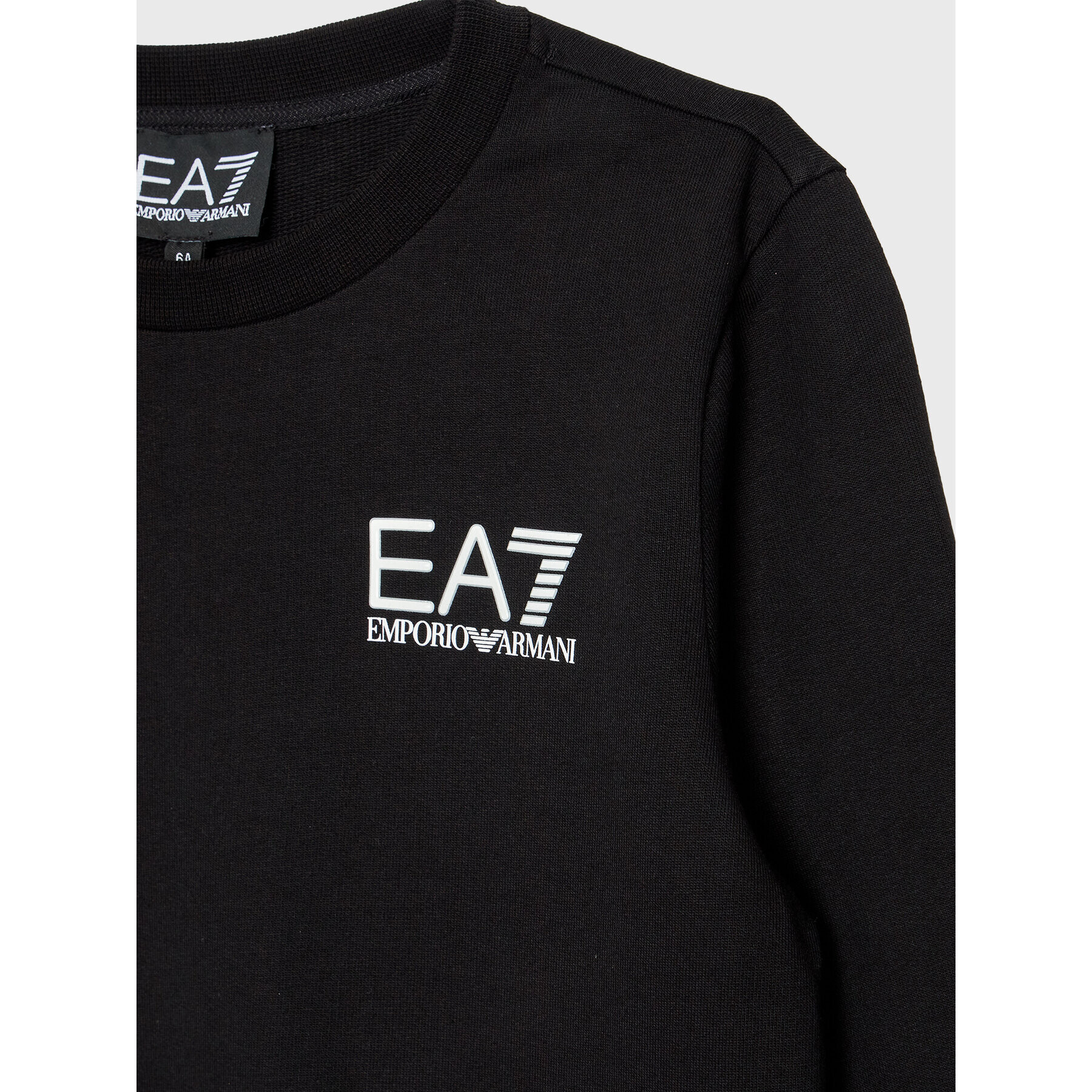 EA7 Emporio Armani Суитшърт 8NBM51 BJ05Z 1200 Черен Regular Fit - Pepit.bg