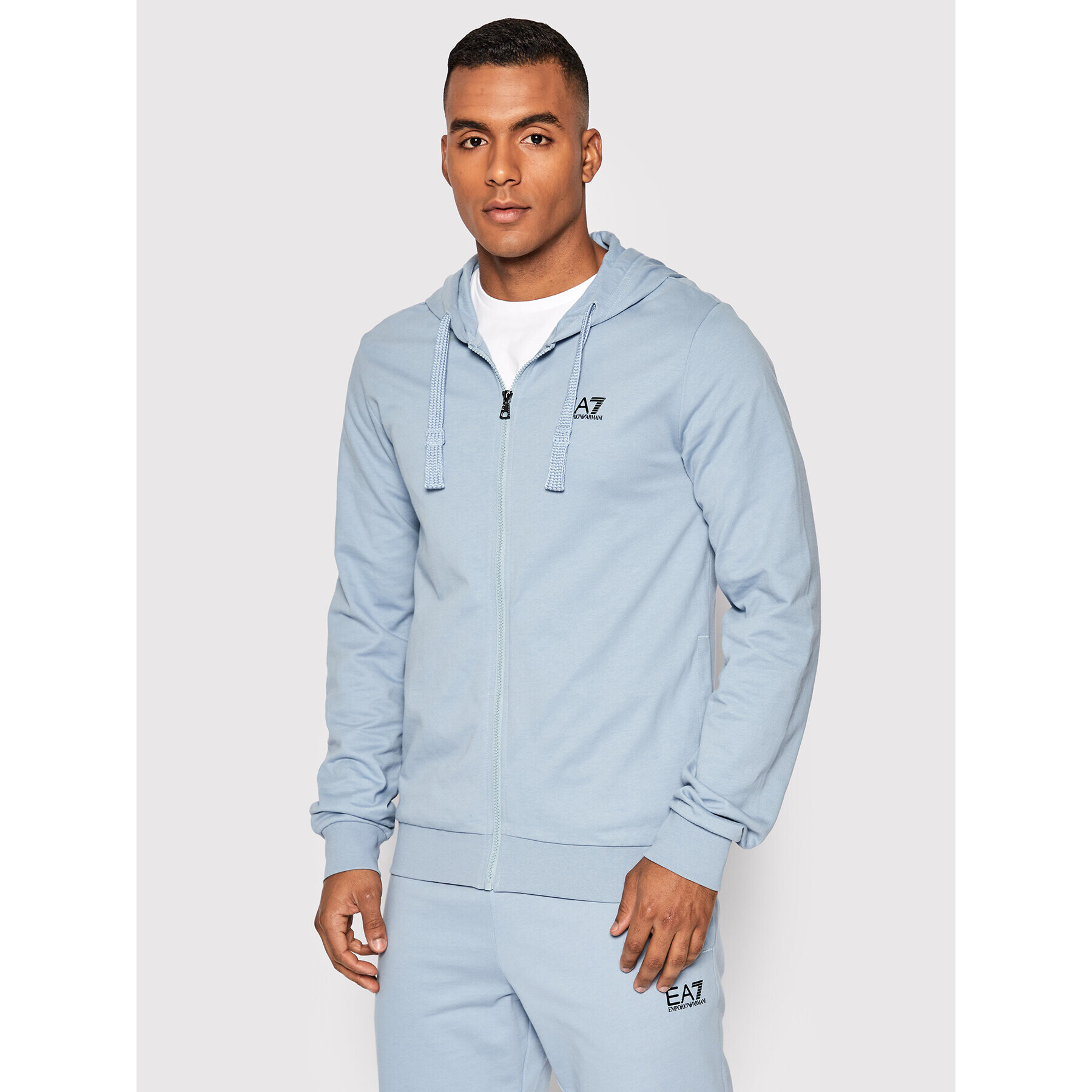 EA7 Emporio Armani Суитшърт 8NPM03 PJ05Z 1506 Син Regular Fit - Pepit.bg