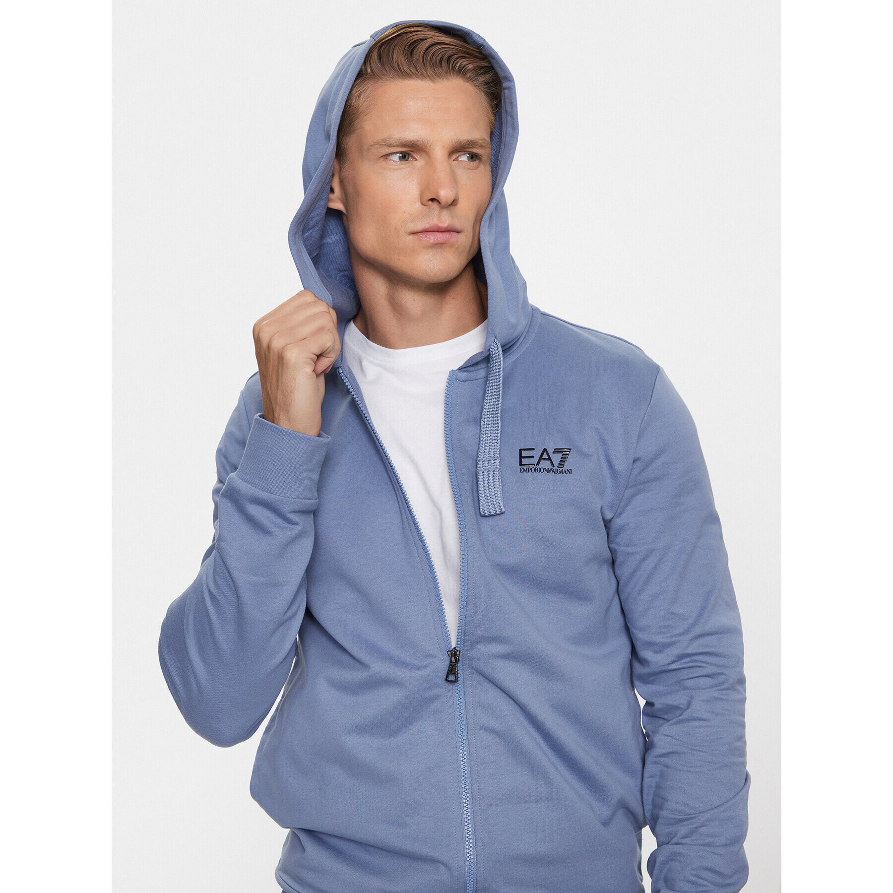 EA7 Emporio Armani Суитшърт 8NPM03 PJ05Z 1531 Син Regular Fit - Pepit.bg