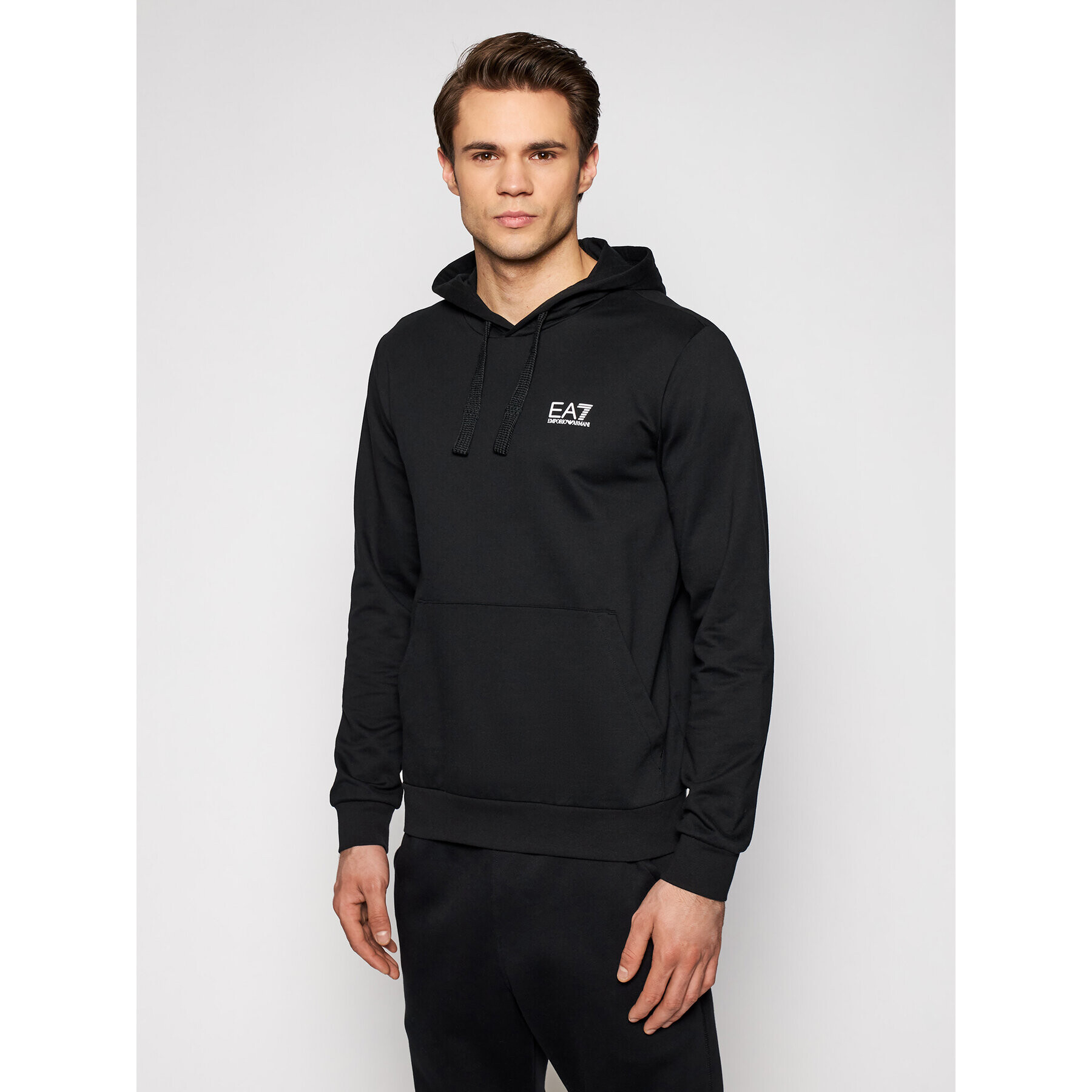 EA7 Emporio Armani Суитшърт 8NPM04 PJ05Z 1200 Черен Regular Fit - Pepit.bg